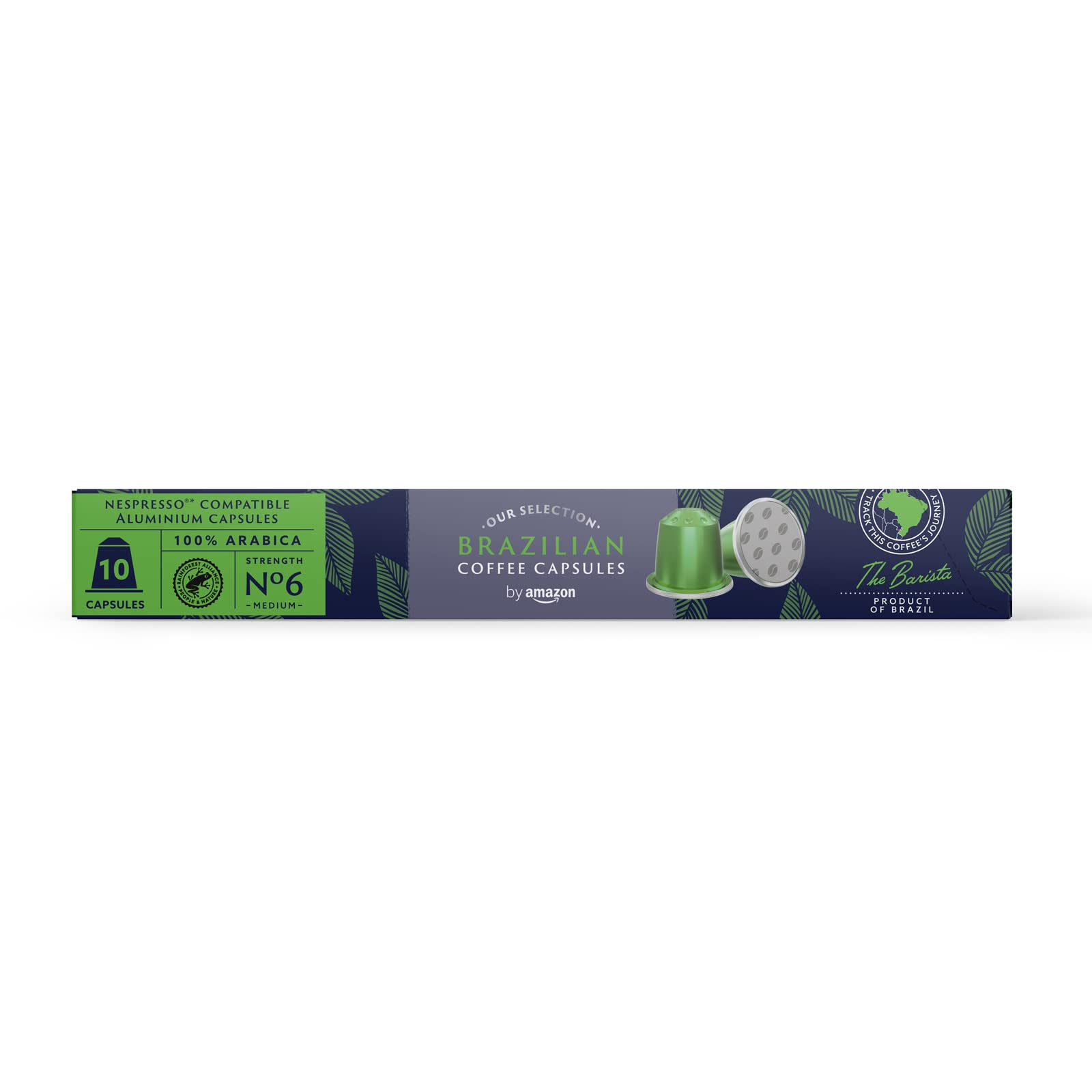 by Amazon Brasiliano capsule caffe 100 pz tostatura media