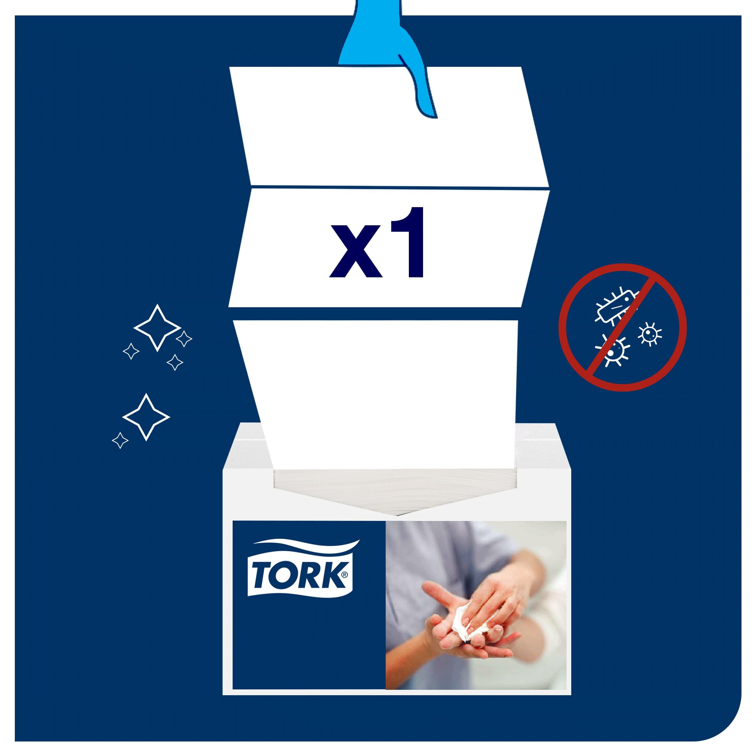 Tork 742200 Panno Lavaggio Monouso 135 pezzi extra morbido