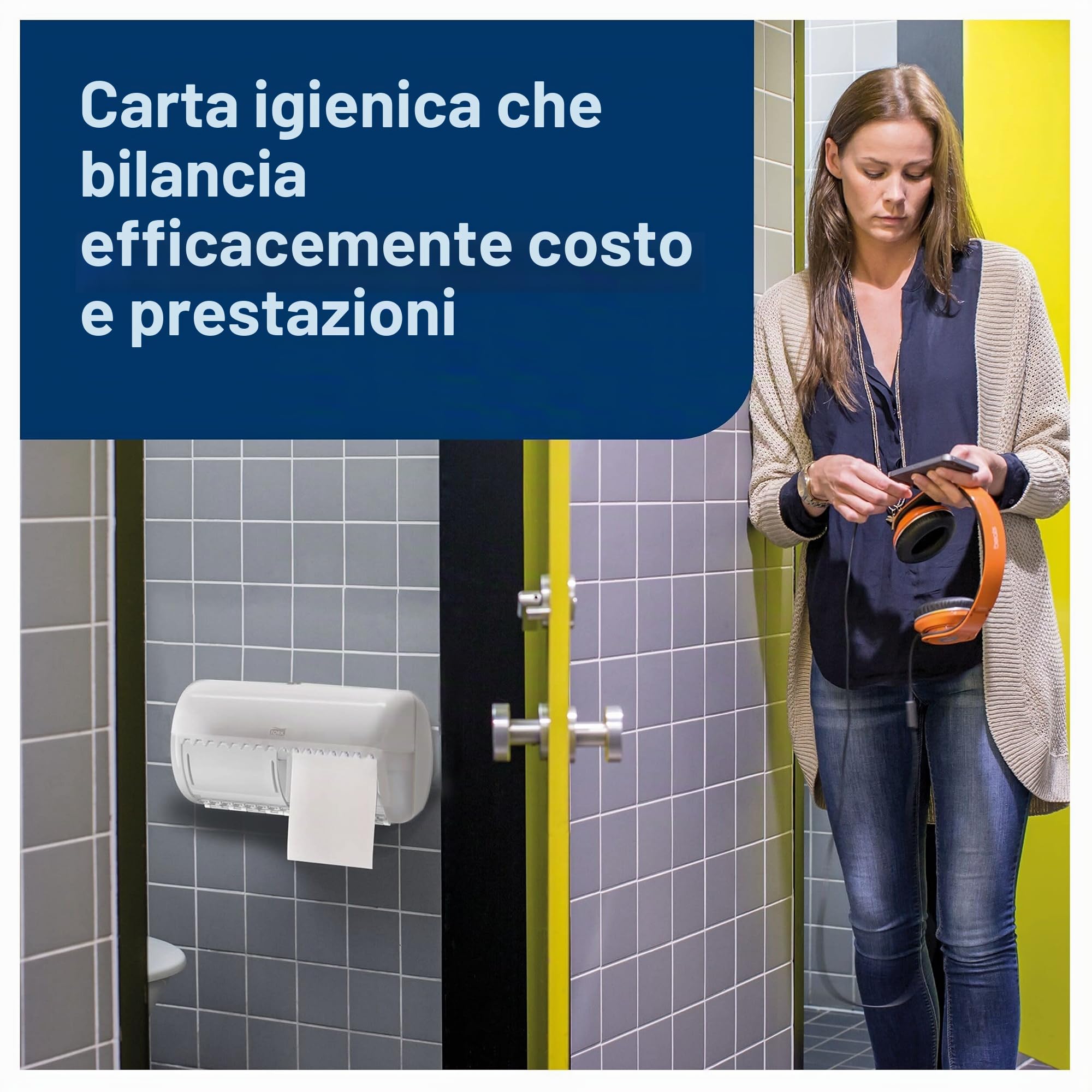 Tork Elevation 557000 dispenser carta igienica bianco