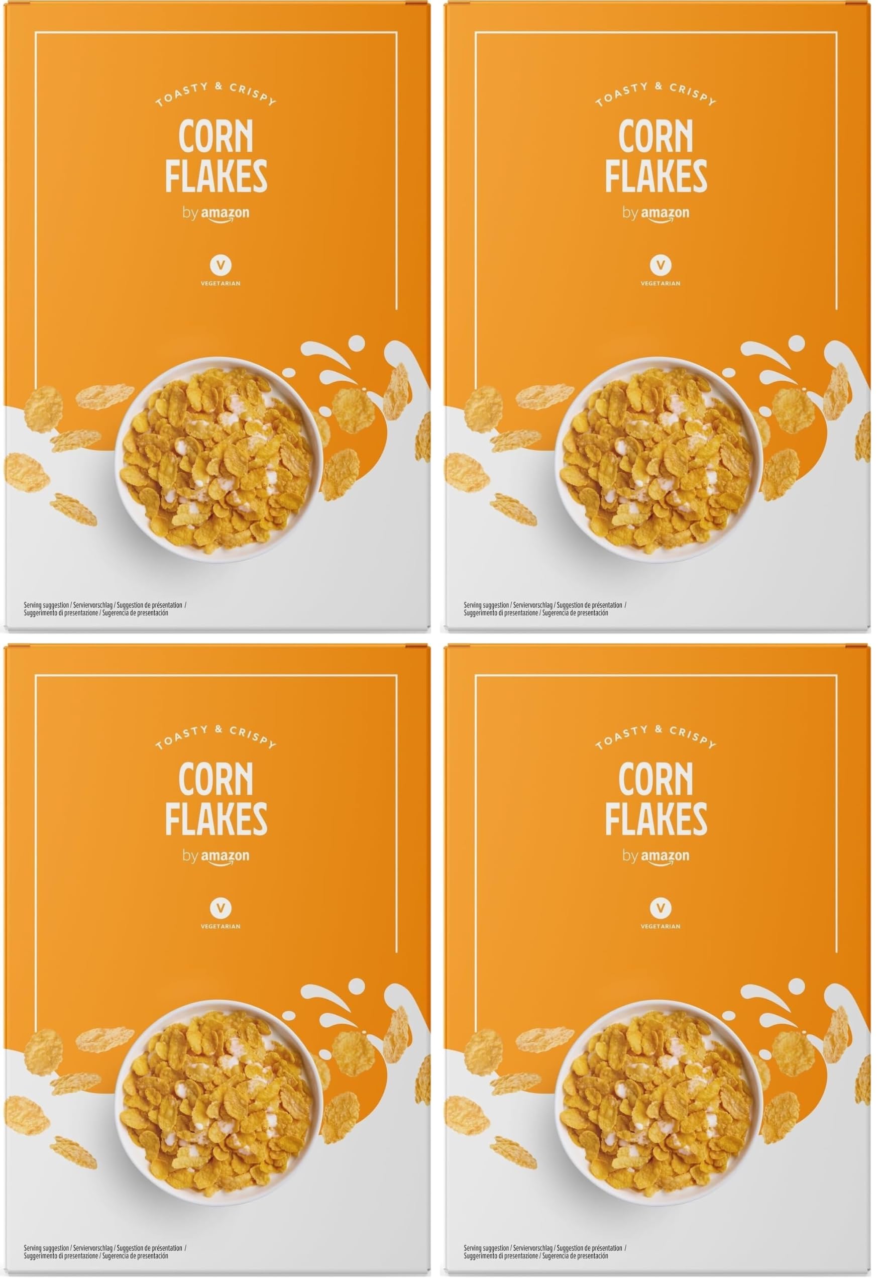 by Amazon Fiocchi di Mais 500g Tostati Croccanti
