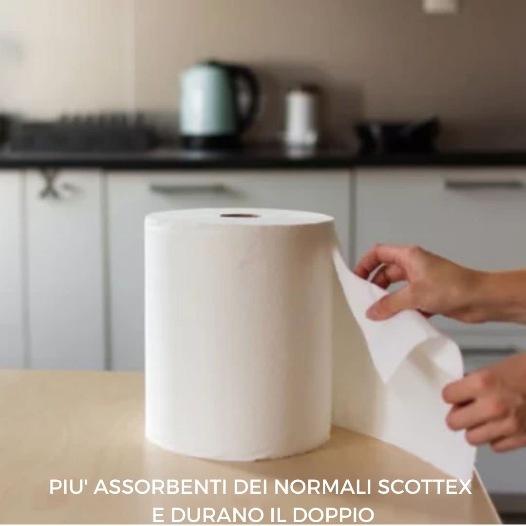 Zpaper OCTOPLUS Z2000 carta asciugatutto 6 rotoli 2 veli alimentari