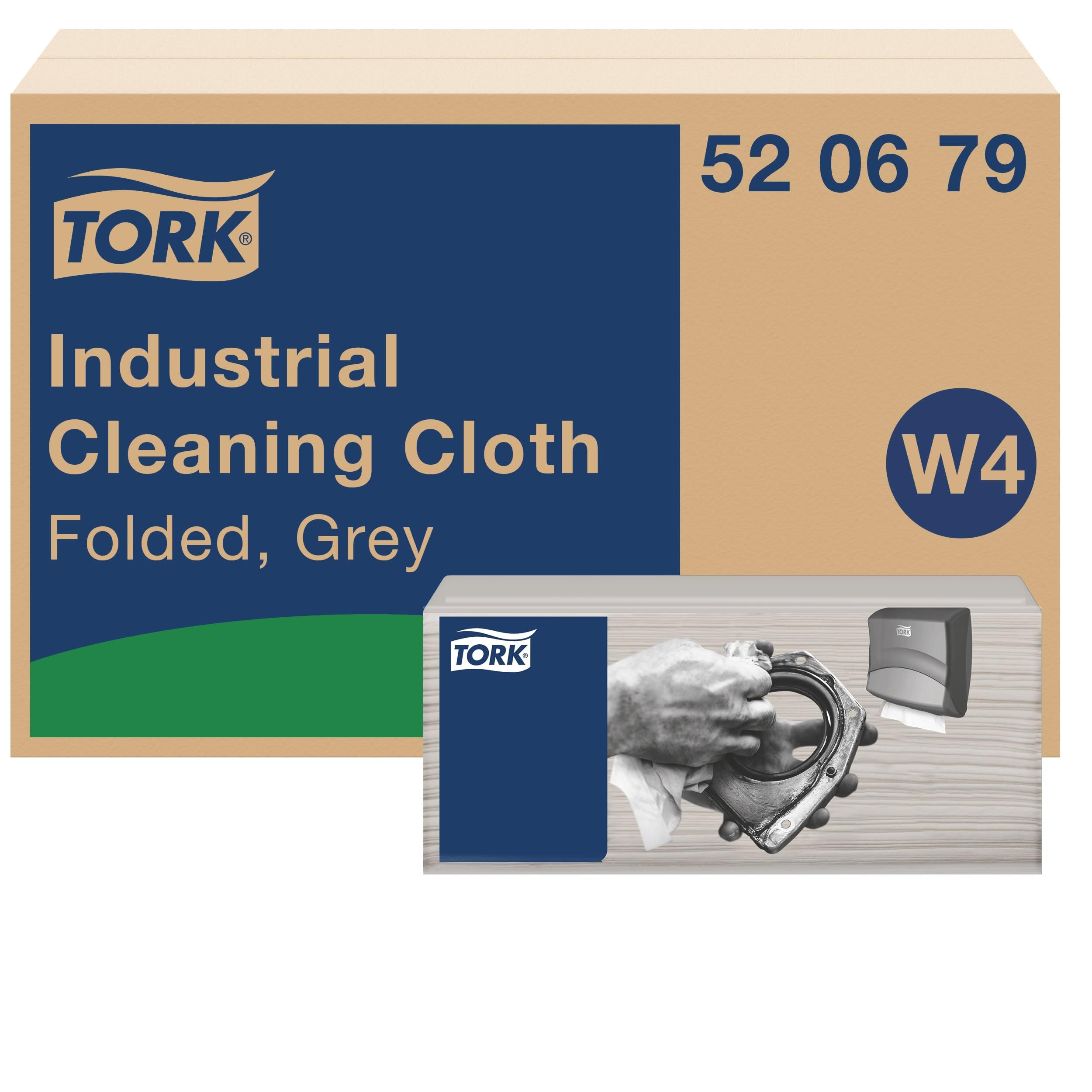 Tork W4 520679 panni pulizia grigi 4x120 fogli morbidi