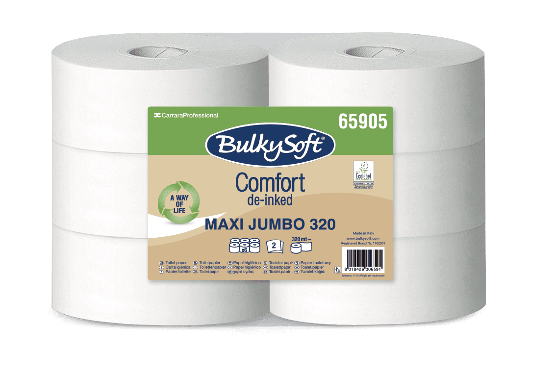 Bulkysoft Comfort Maxi Jumbo carta igienica 320 metri
