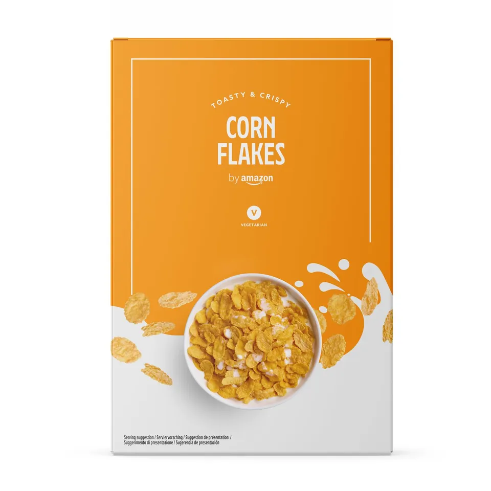 by Amazon Fiocchi di Mais 500g Tostati Croccanti
