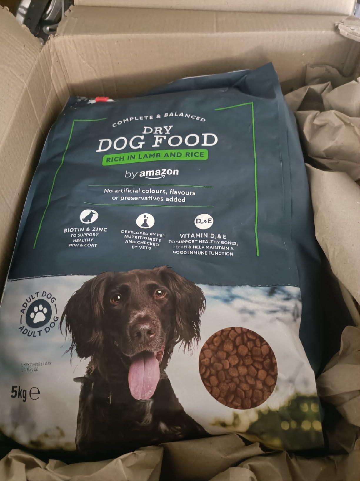 by Amazon Agnello e Riso crocchette cane 20 kg adulto