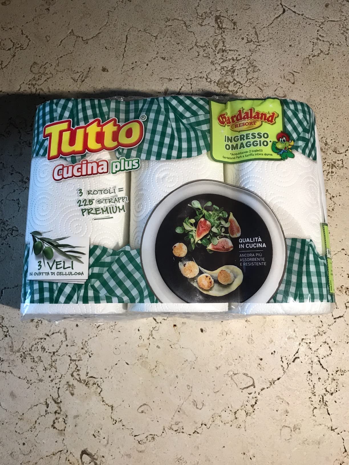 Tutto Cucina Plus carta cucina 3 veli 30 rotoli x 75 strappi assorbente