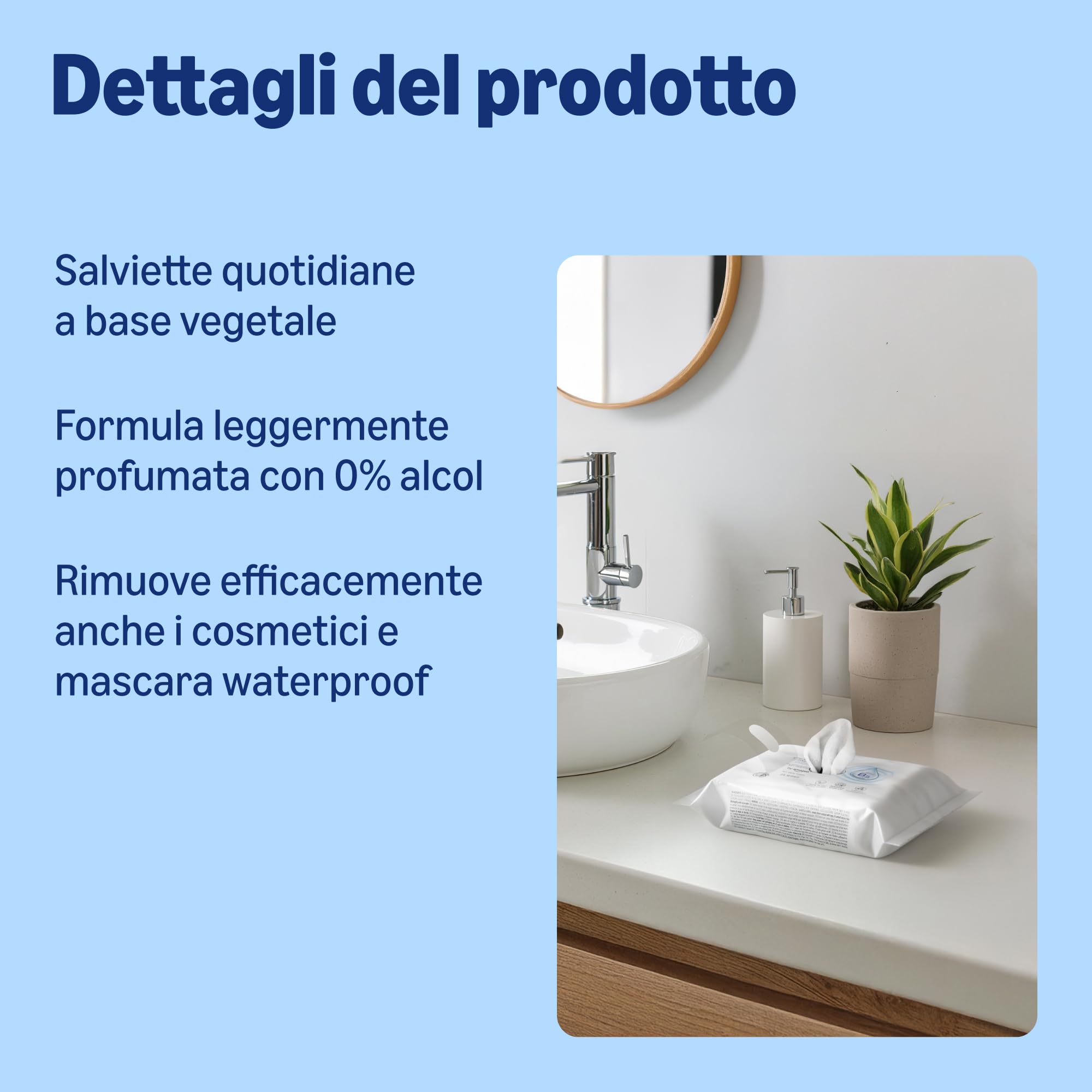 by Amazon Pantenolo Salviette Detergenti Viso 25 Pezzi delicate