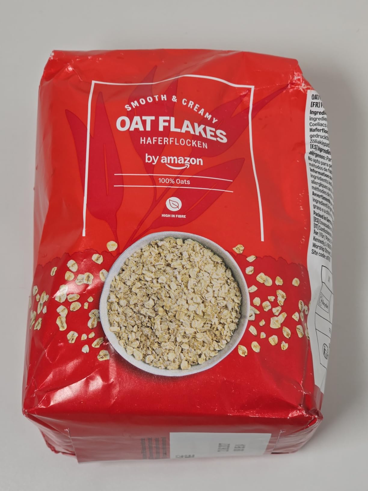by Amazon fiocchi d'avena 500 g ricchi di fibre