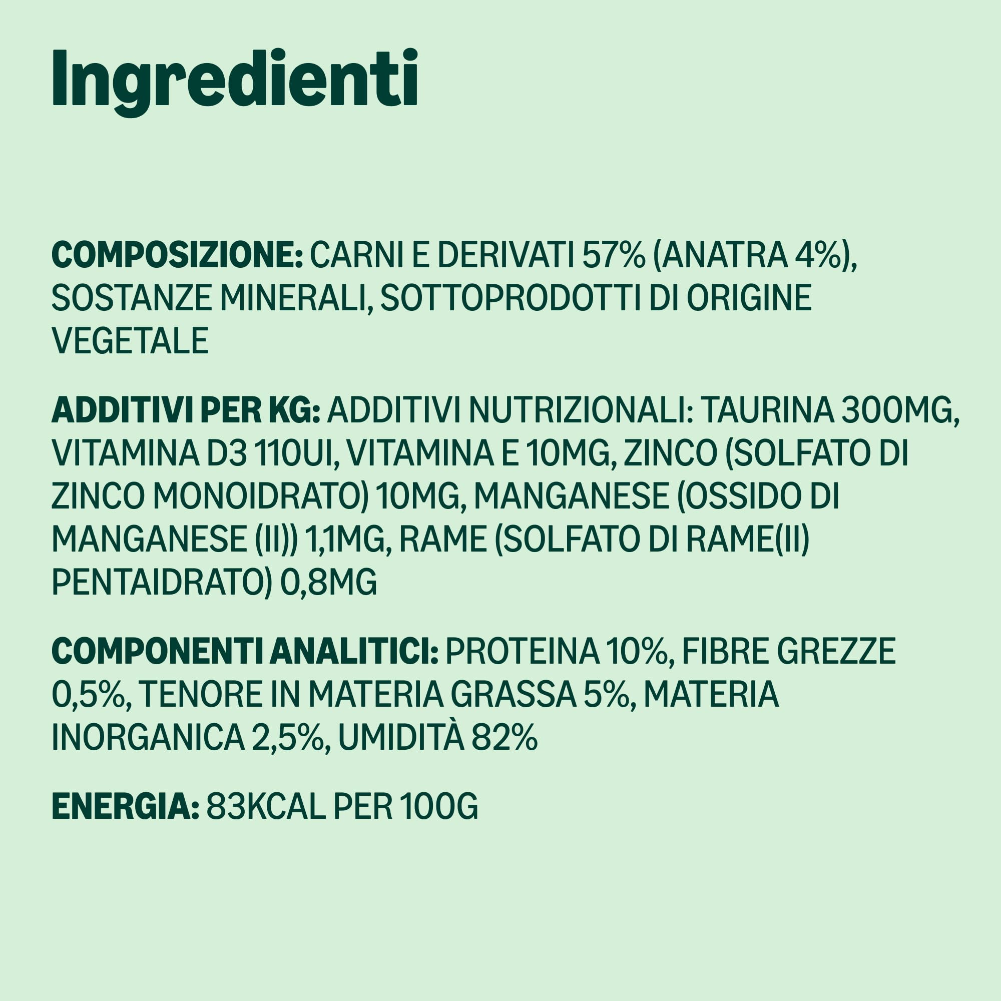 by Amazon Cibo Umido Gatto Paté Anatra 12x400g Senza Cereali