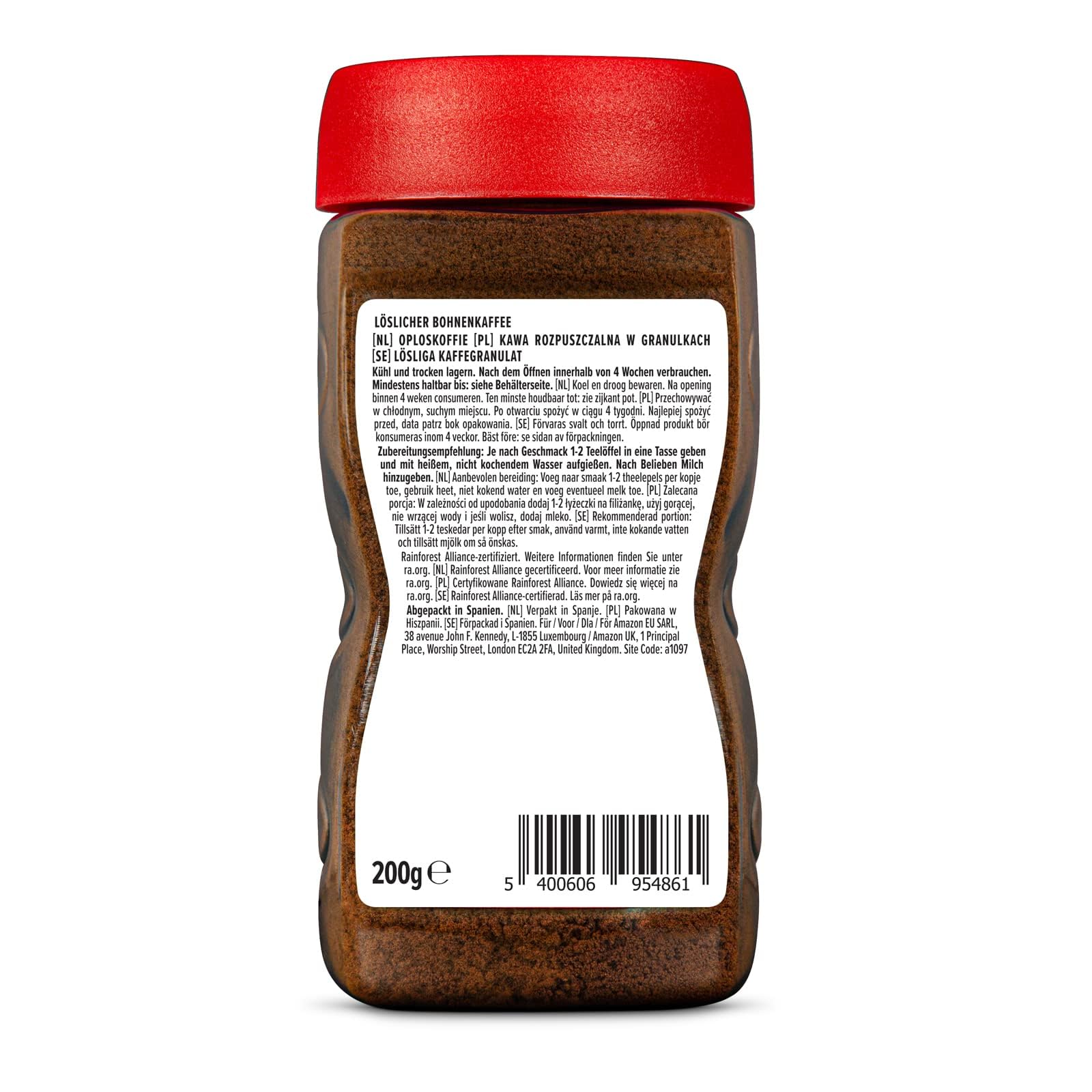 by Amazon Classic caffe solubile 200g 100% robusta