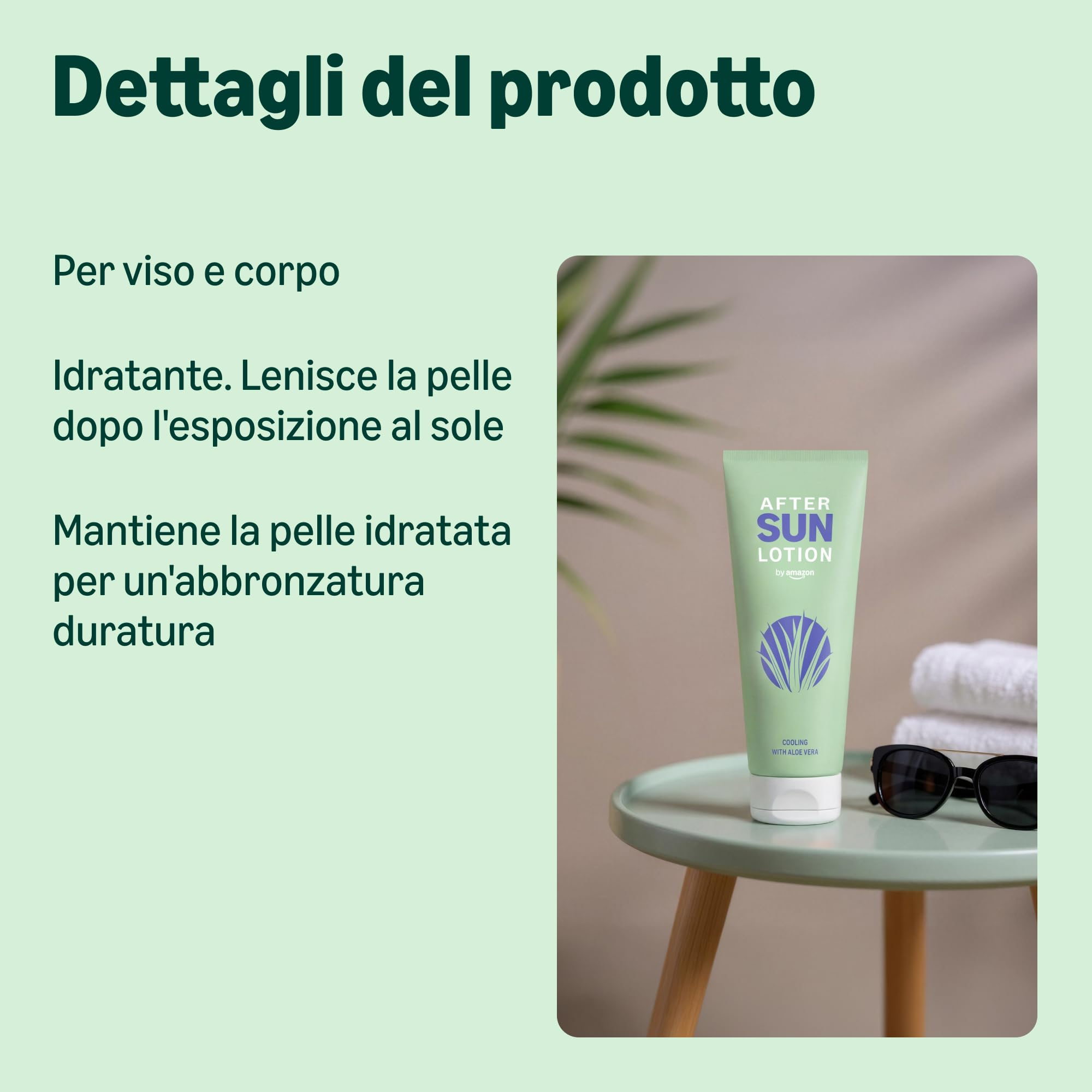by Amazon lozione doposole 200 ml aloe vera