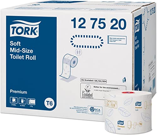 Tork 127520 carta igienica 2 veli 27 rotoli 90 m morbida
