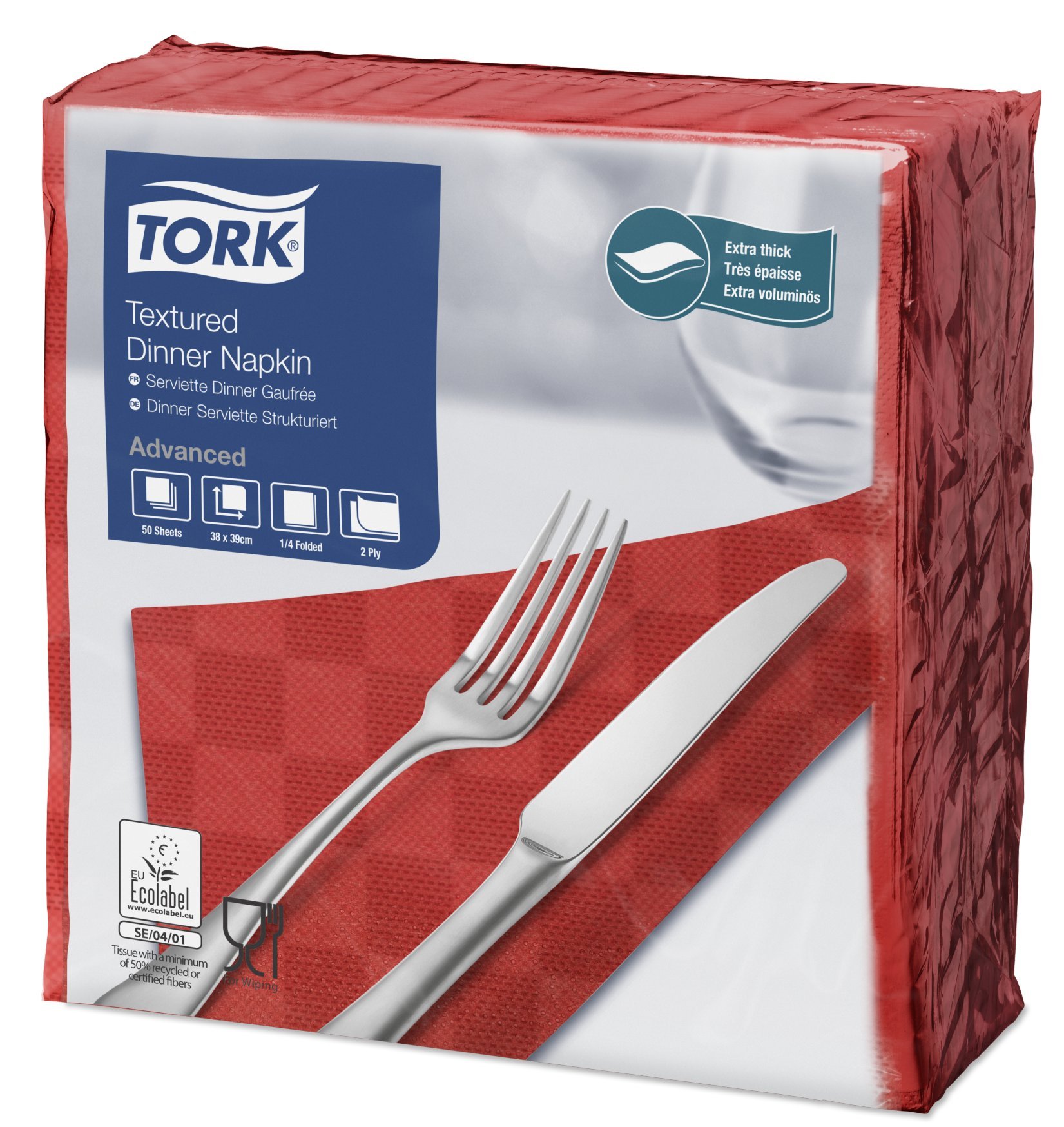 Tork Dinner 478795 tovaglioli carta marroni 900pz 2 veli