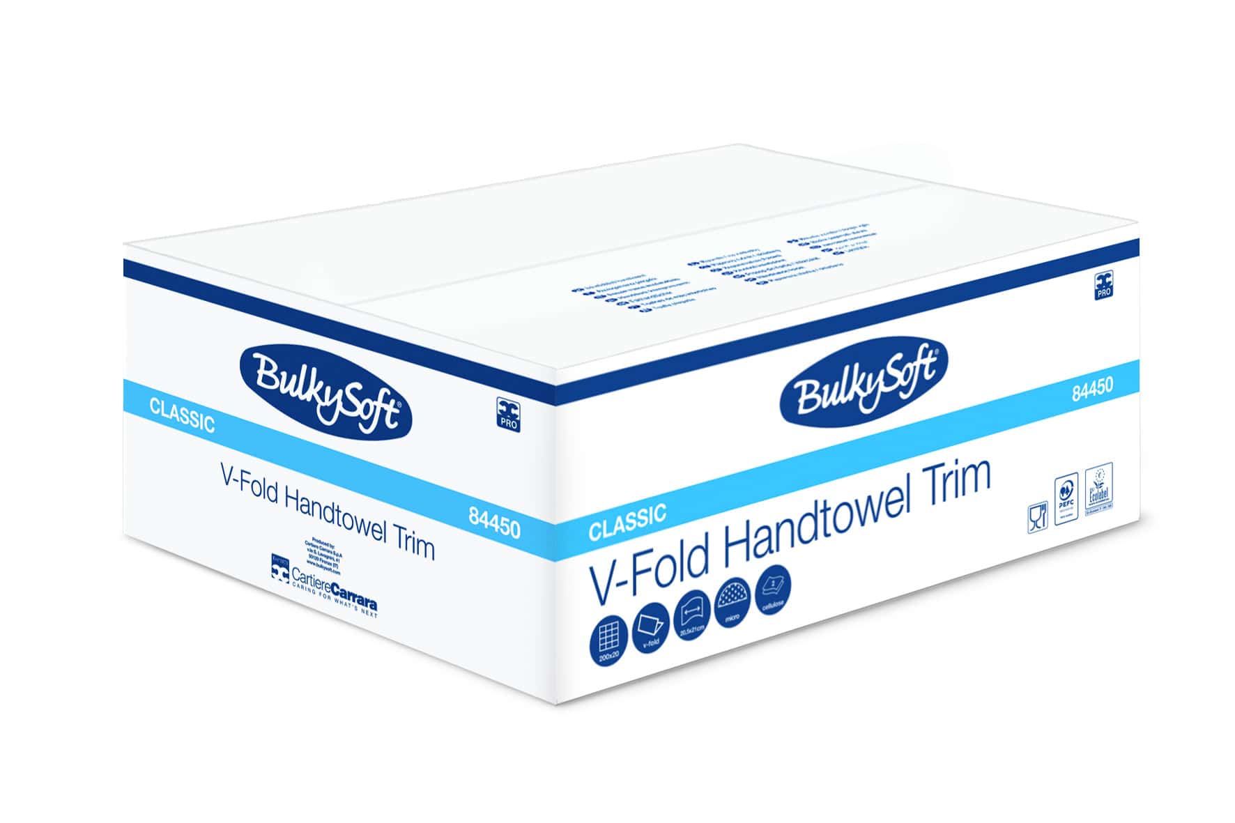 Bulkysoft Classic V-Fold Trim asciugamani piegati a V