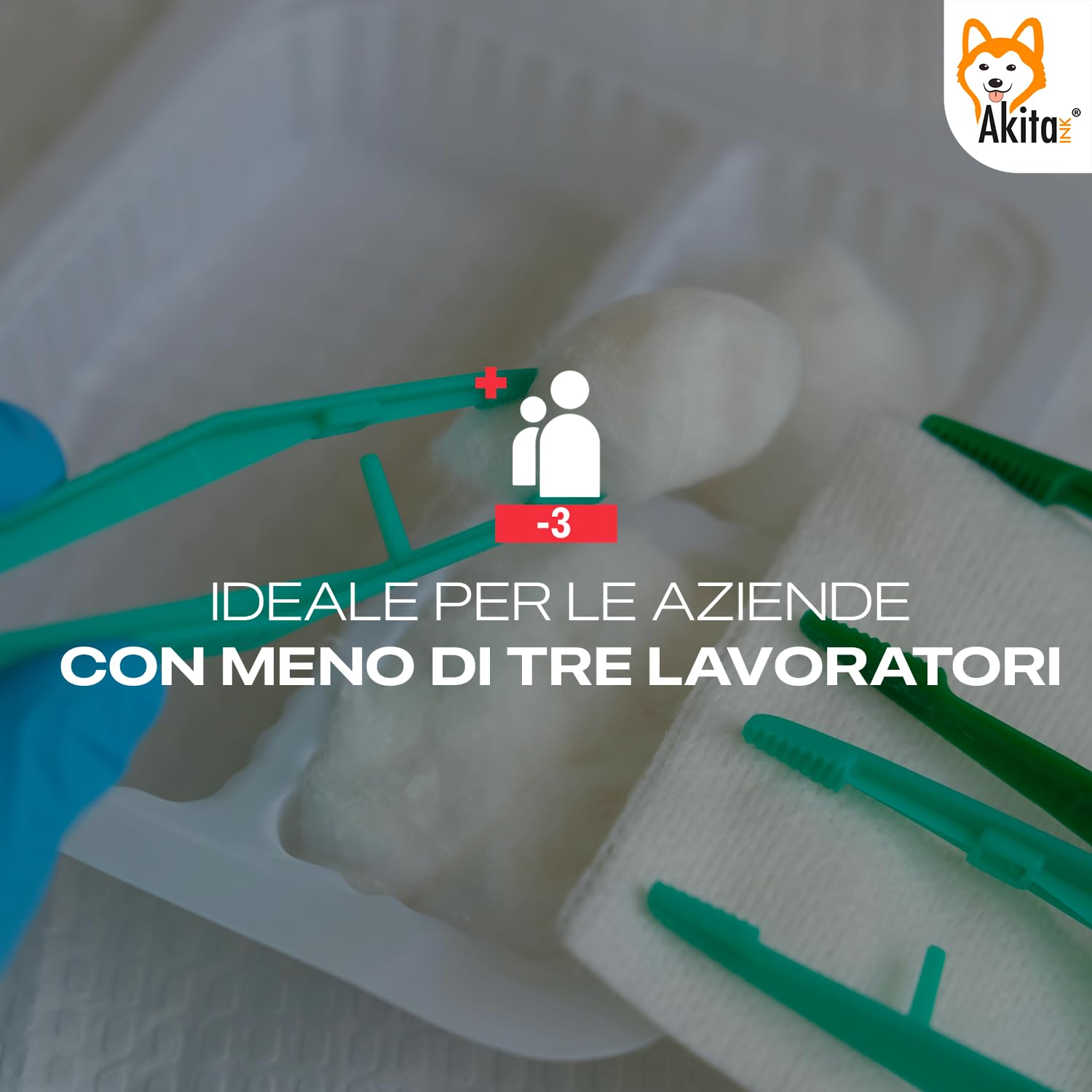 Akitaink All.2 reintegro cassetta pronto soccorso aziende fino 3 dip.