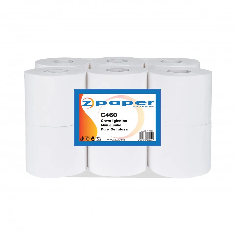 Zpaper C460 carta igienica 12 rotoli 150 metri 2 veli