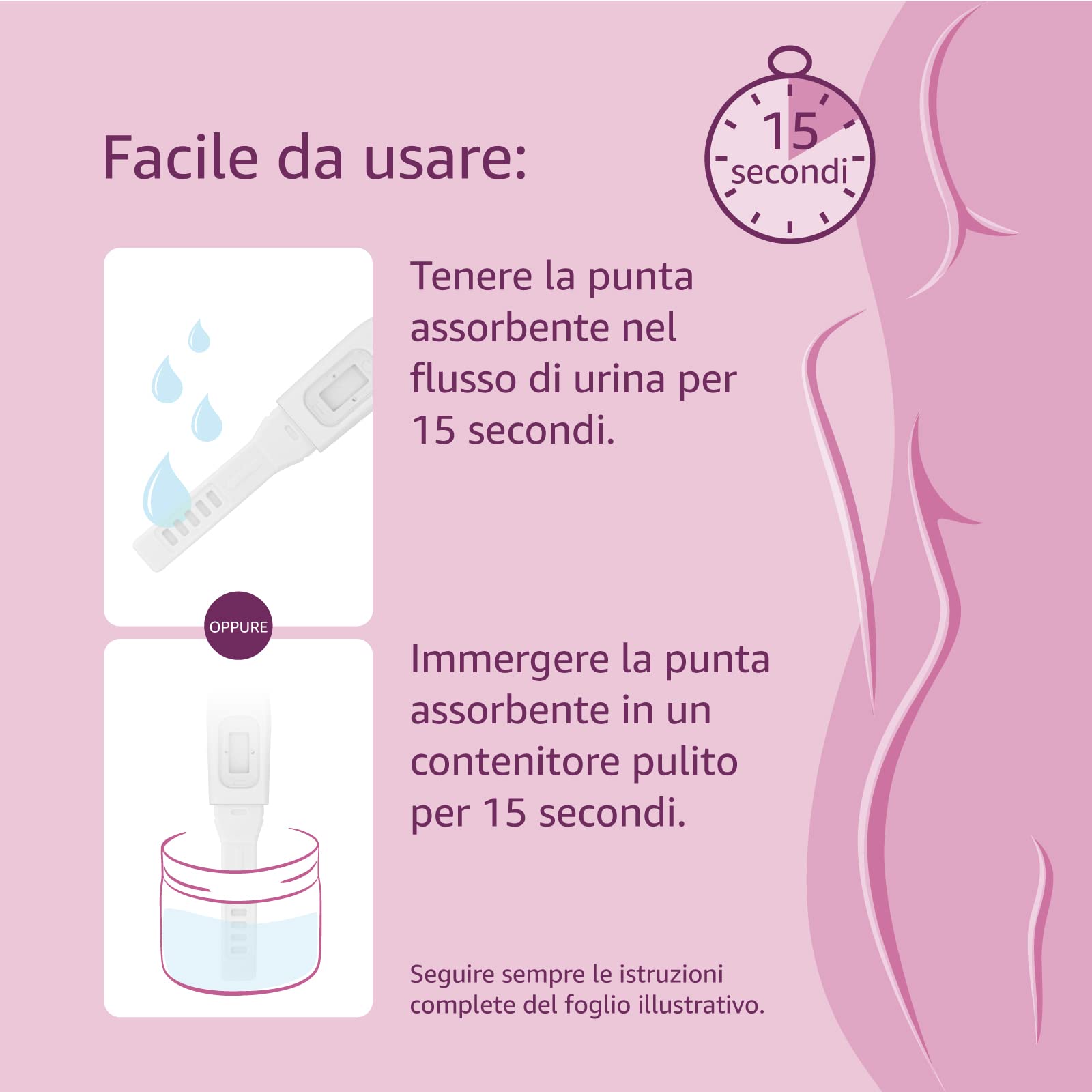Amazon Basic Care Test Gravidanza Precoce 3 Test 6 Giorni Prima