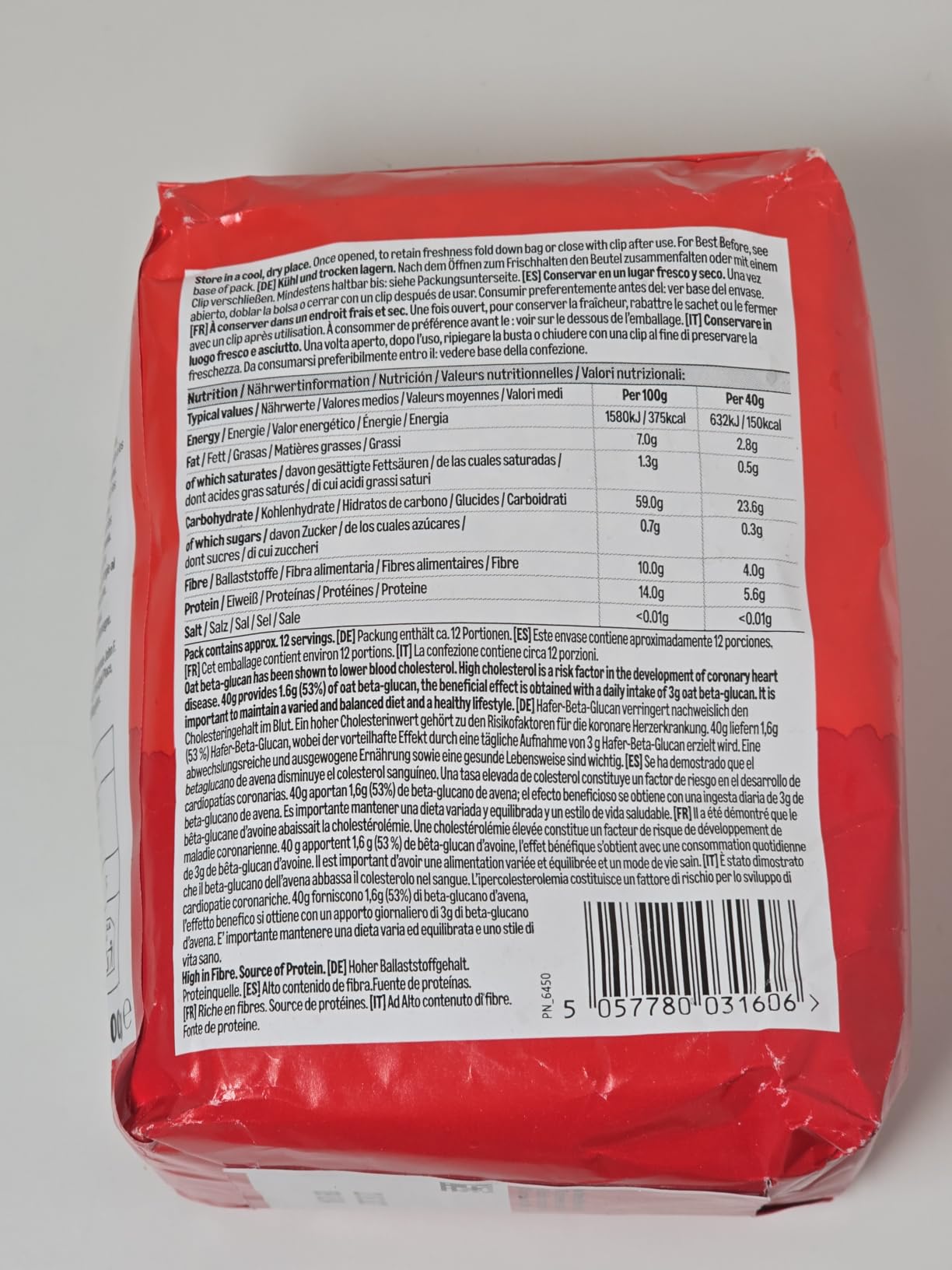 by Amazon fiocchi d'avena 500 g ricchi di fibre