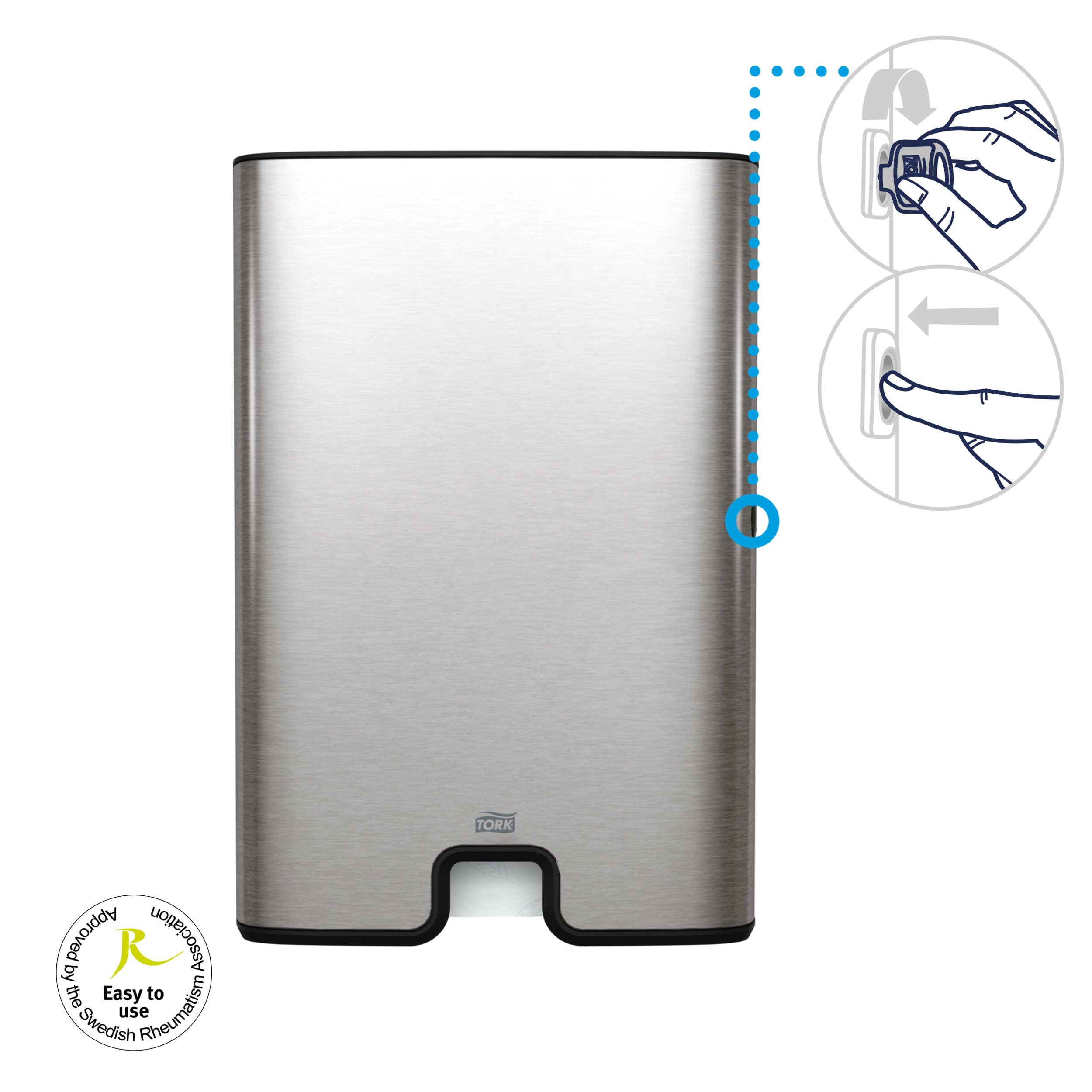 Tork Xpress 460004 dispenser asciugamani intercalati inox H2