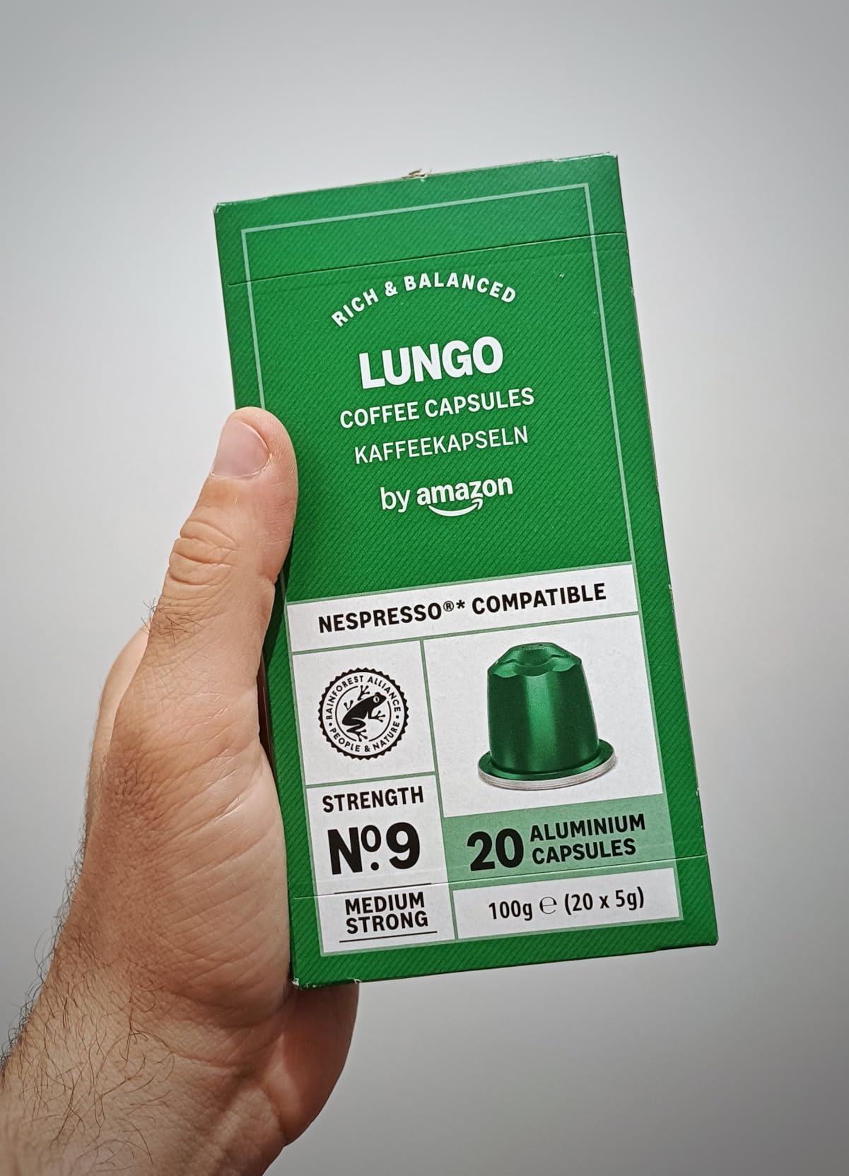 by Amazon Lungo capsule caffè Nespresso 100 pezzi