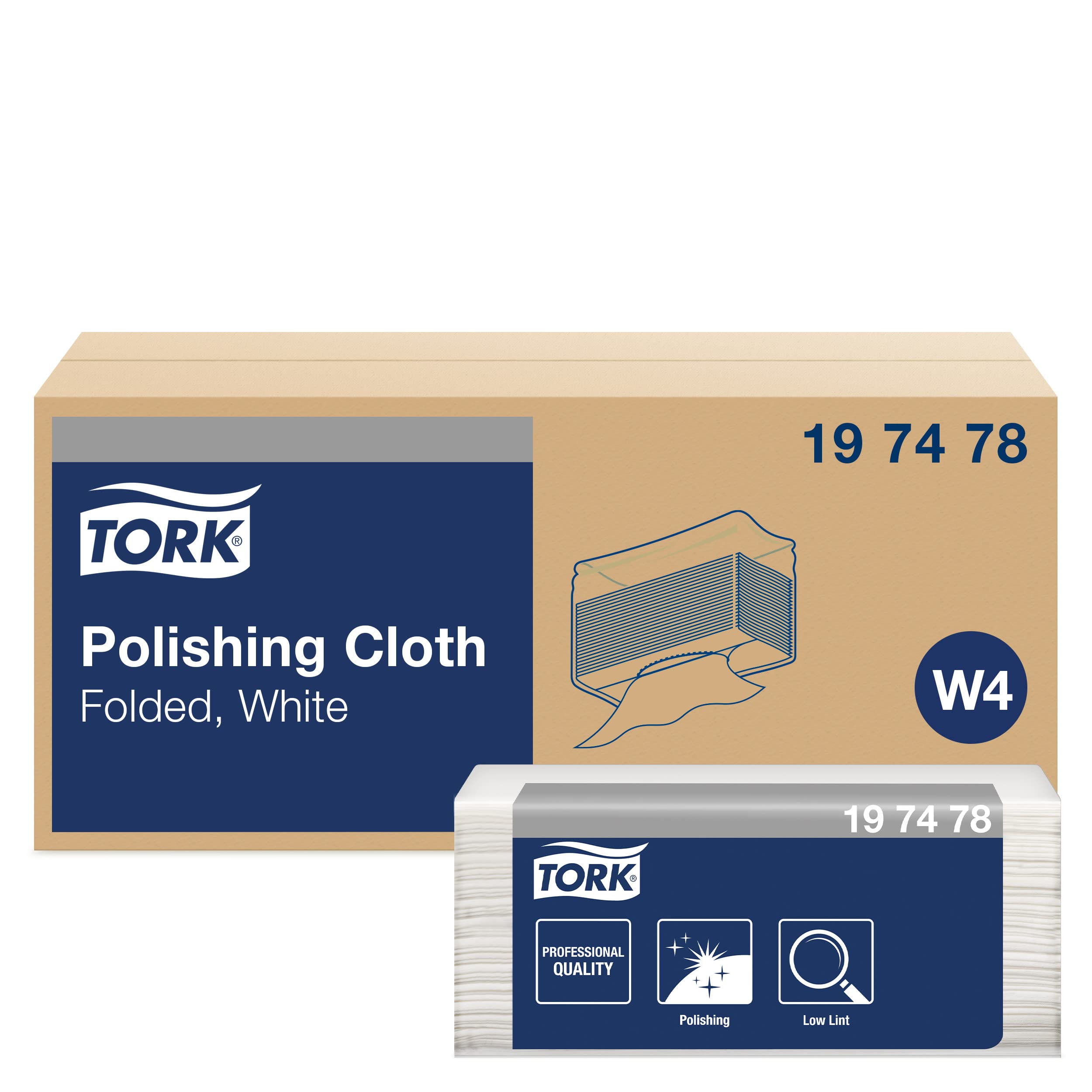 Tork W4 197478 panni lucidatura bianchi 1 velo 5 pz