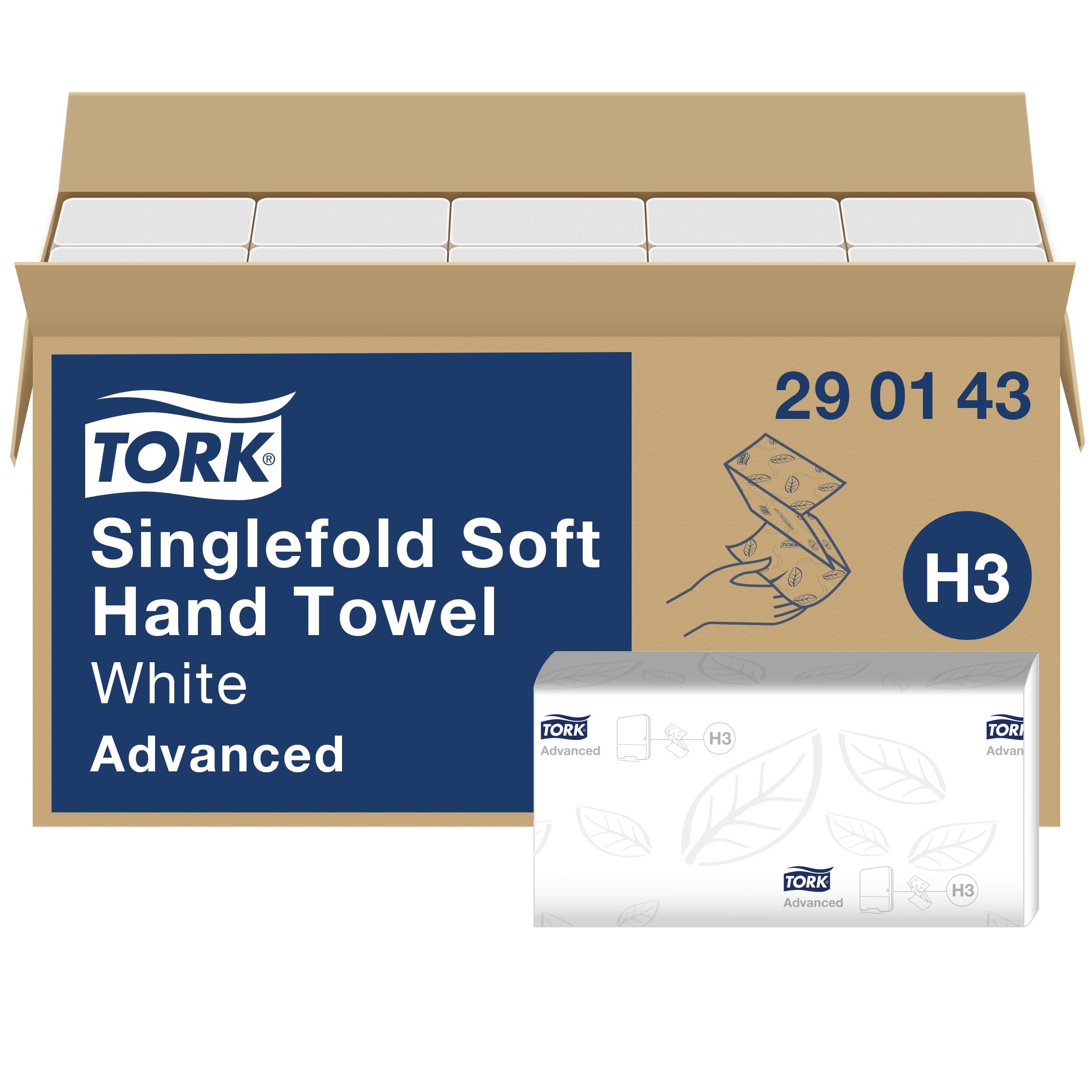 Tork 290179 asciugamani piegati a V verdi 2 veli scorta
