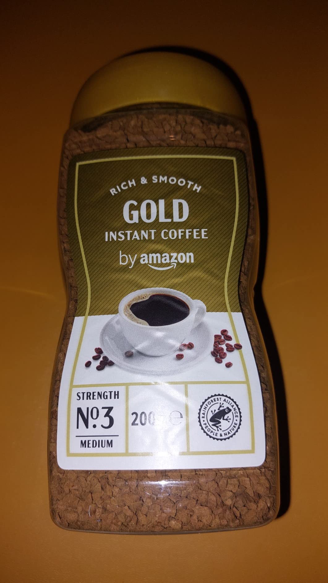 by Amazon Gold caffè solubile 200g tostatura media