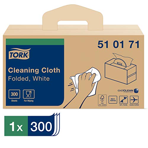 Tork Premium 510 panni pulizia bianchi W7 300 pz monovelo