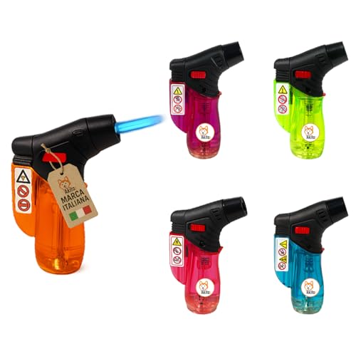 Akitaink Accendigas Antivento Ricaricabili Set 5 Pz
