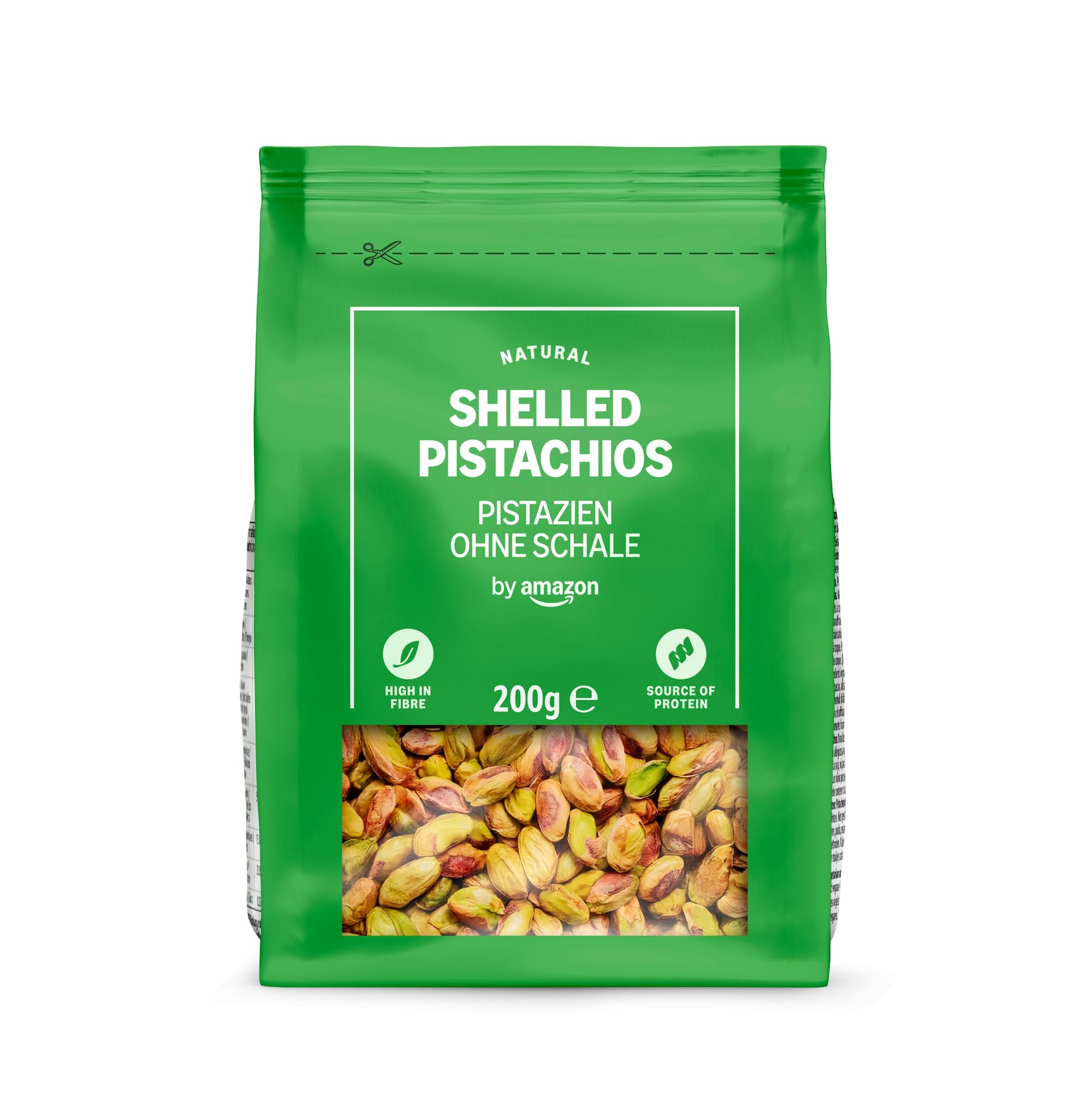 by Amazon Naturale pistacchi sgusciati 500 g non salati