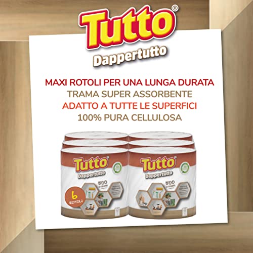 Tutto Dappertutto asciugatutto 6 rotoli 2 veli assorbente