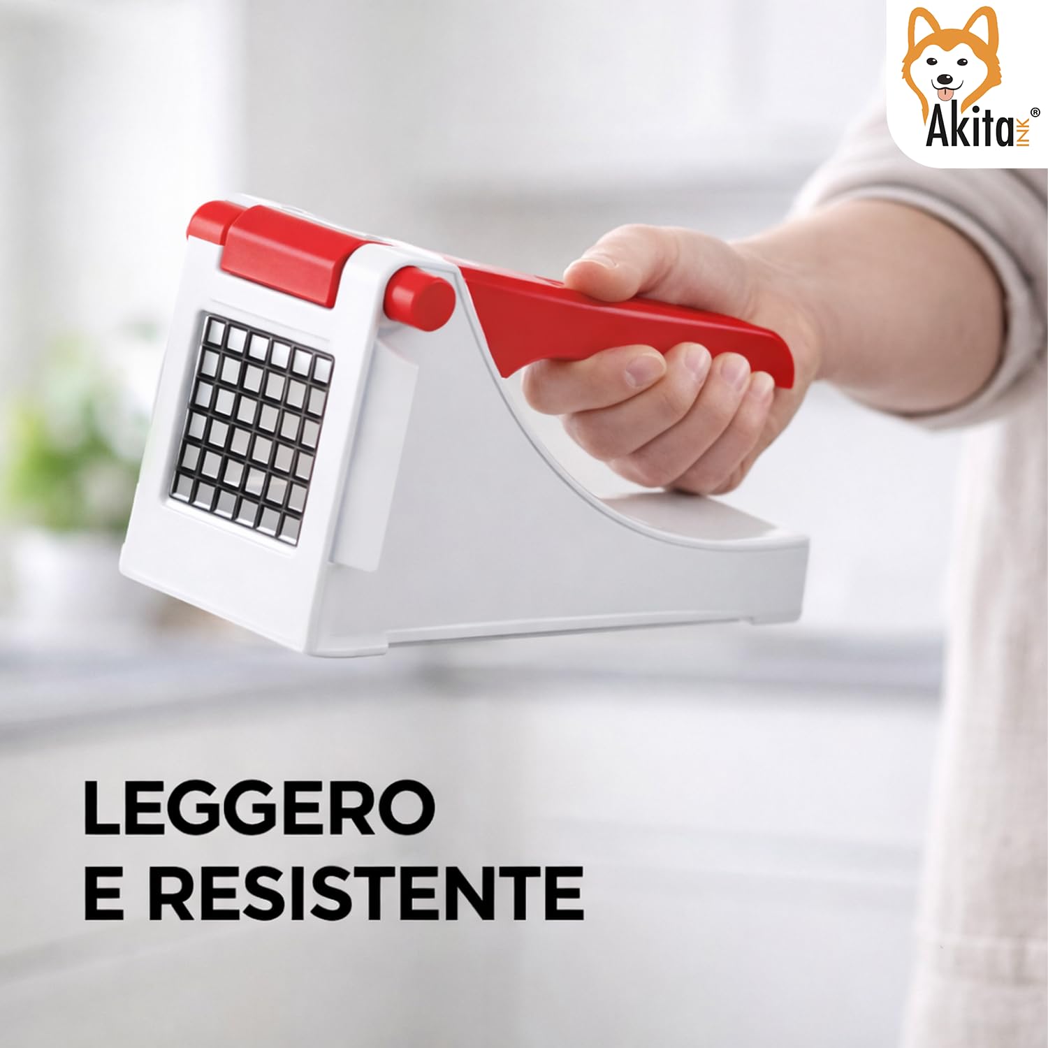 Akitaink Stilo tagliapatate manuale acciaio inox taglio sottile