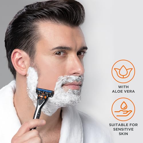 by Amazon rasoio uomo 5 lame + 6 ricariche pelle sensibile