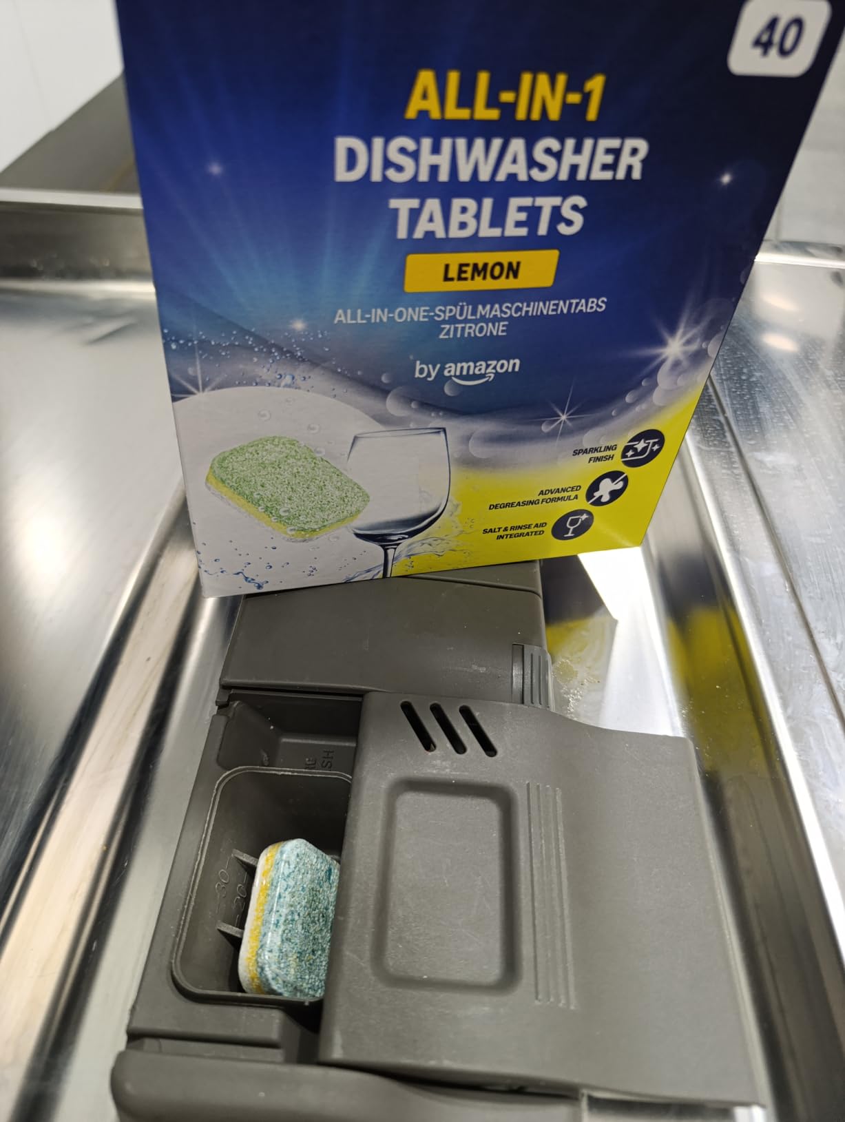by Amazon All-in-One pastiglie lavastoviglie limone 40 pz