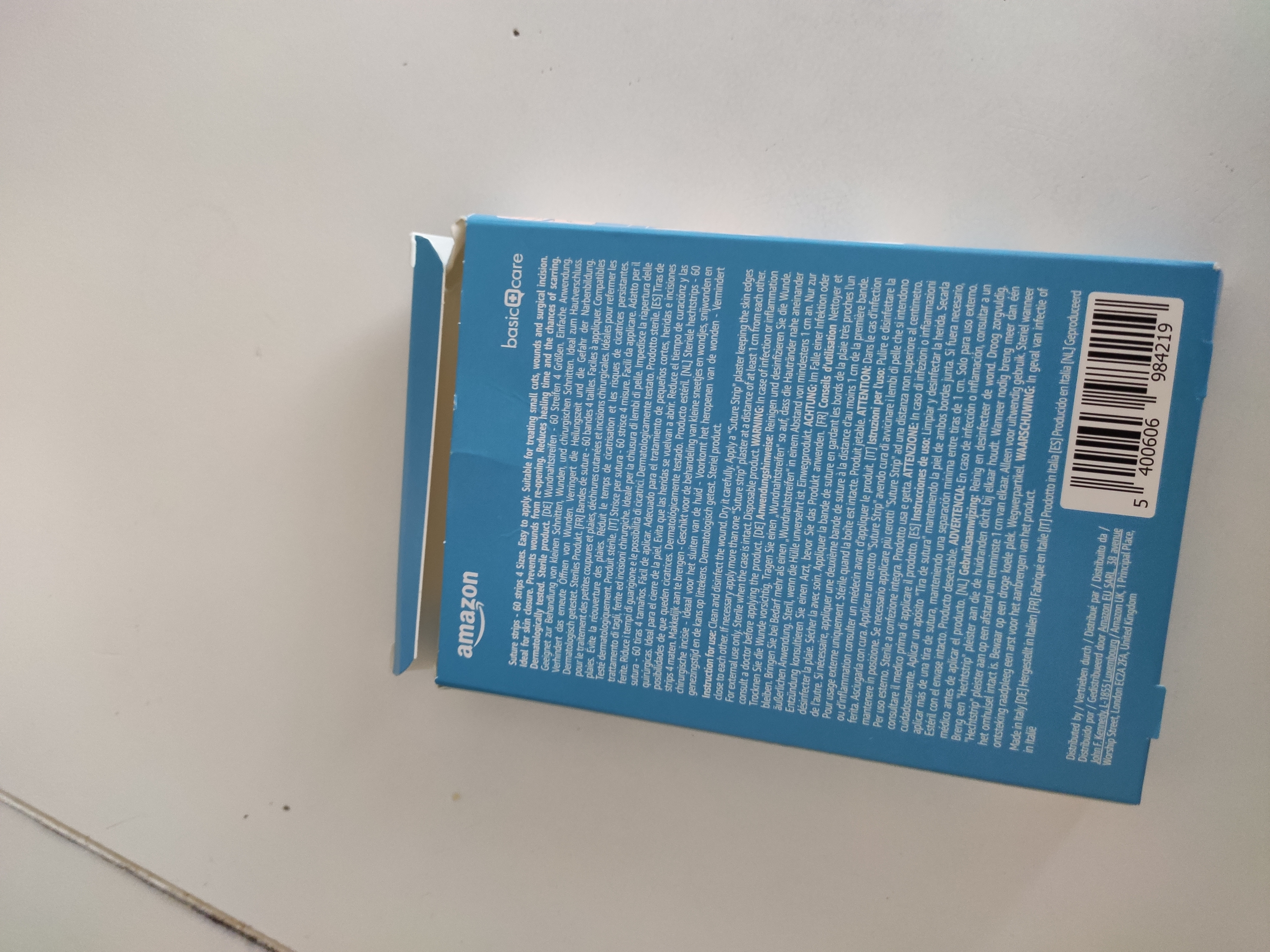 Healthcare by Amazon Steri Strip cerotti sutura 60 pezzi 4 misure