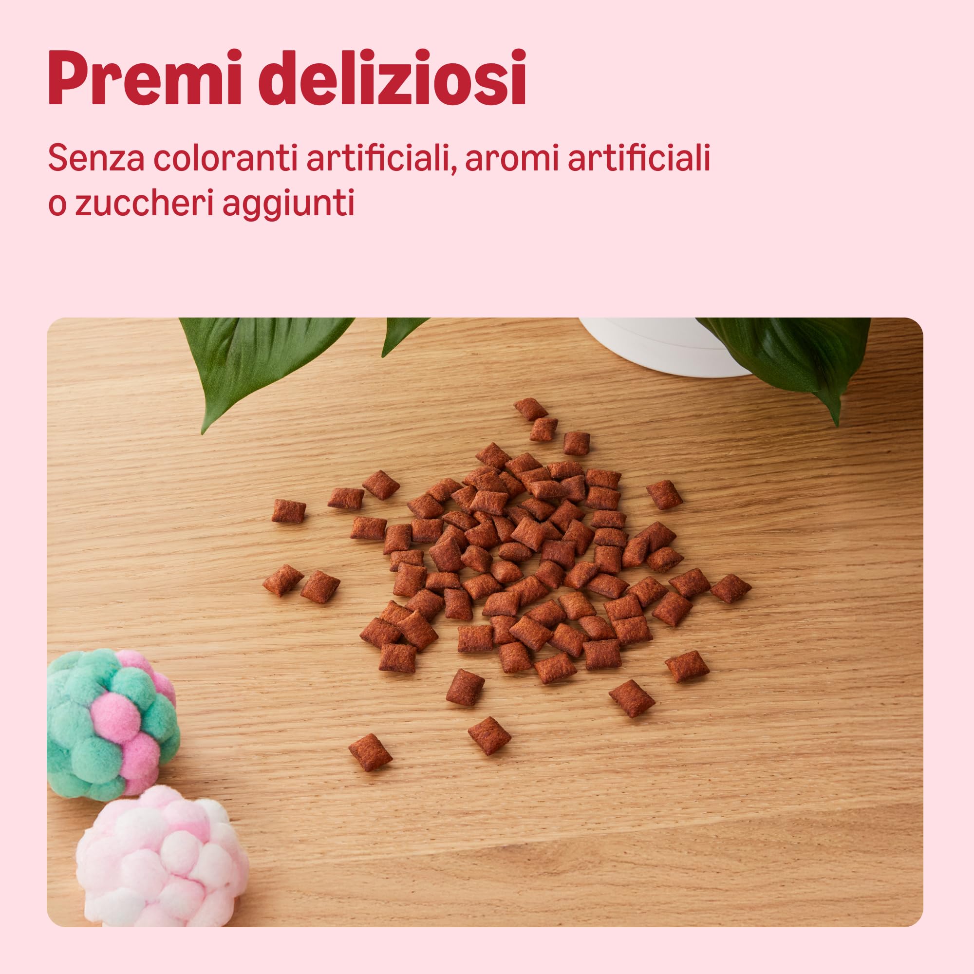 by Amazon Snack Gatti Manzo e Malto 70 g anti-bolo di pelo