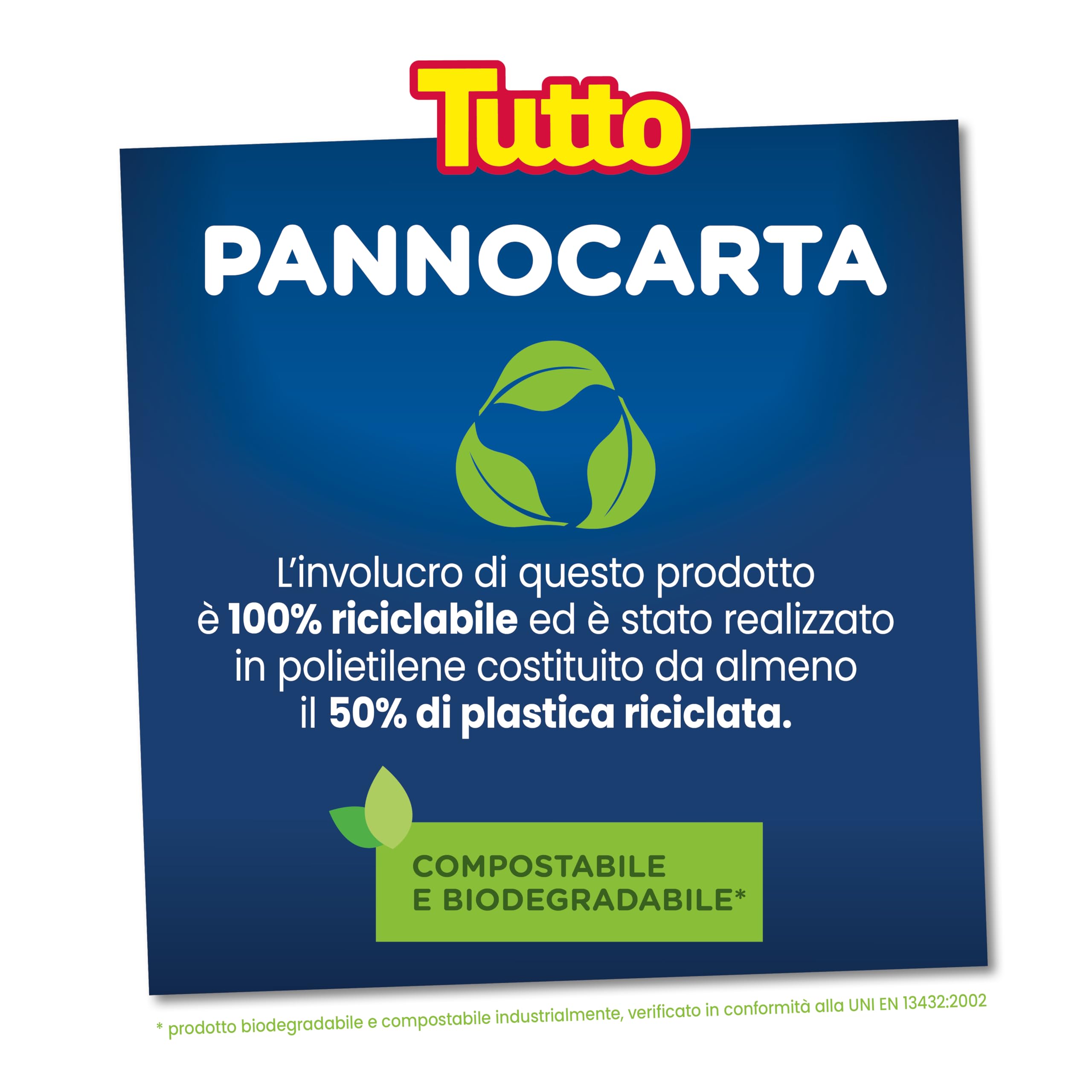 Tutto Pannocarta 3 in 1 carta multiuso 20 rotoli assorbente