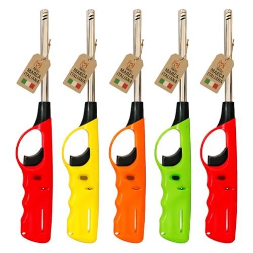 Akitaink accendigas lunghi set 5 pezzi fiamma lunga