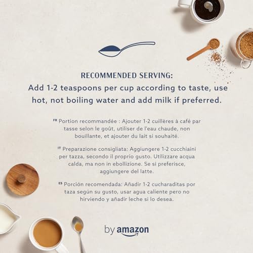 by Amazon Gold Caffè Solubile Decaffeinato 200 g Intensità 3