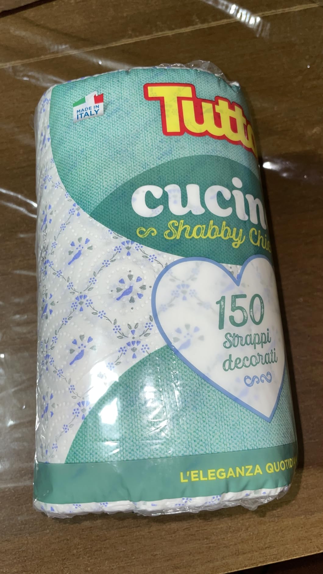 Tutto Shabby Chic carta cucina 12 rotoli 150 strappi