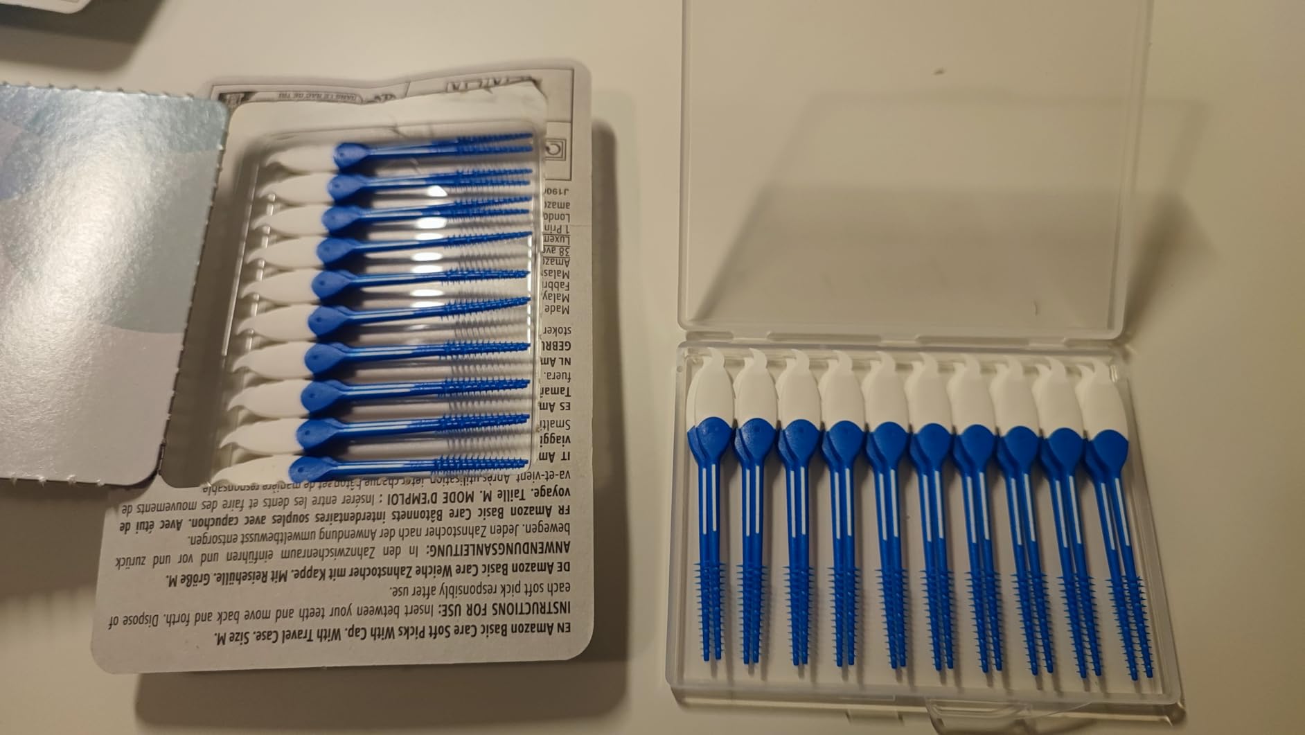 by Amazon Scovolini Morbidi Misura Normale interdentali 80 pezzi blu