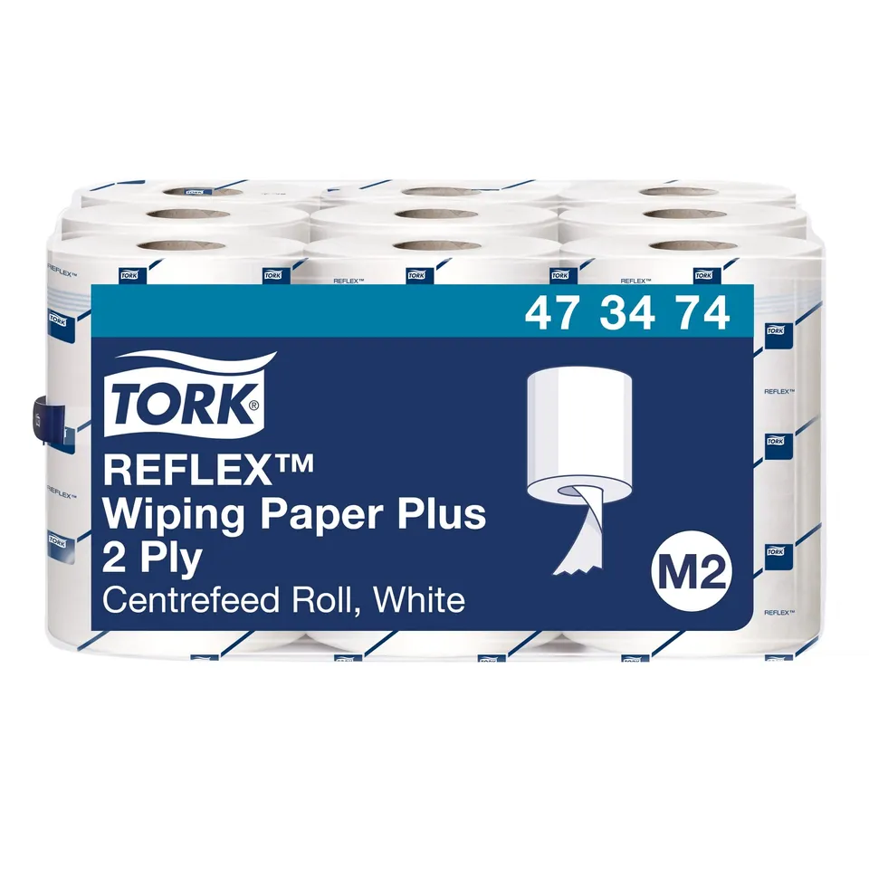 Tork Reflex 473474 carta asciugatura 9x67m 2 veli bianca