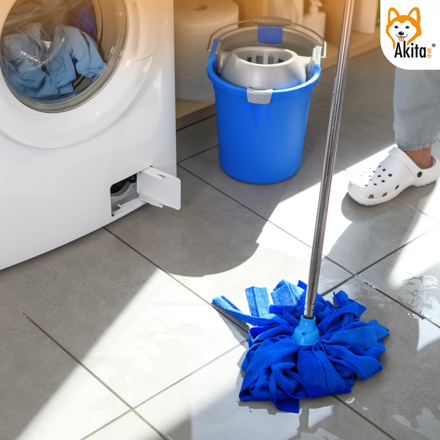 Akitaink MOP Super mocio microfibra 3 pezzi universale