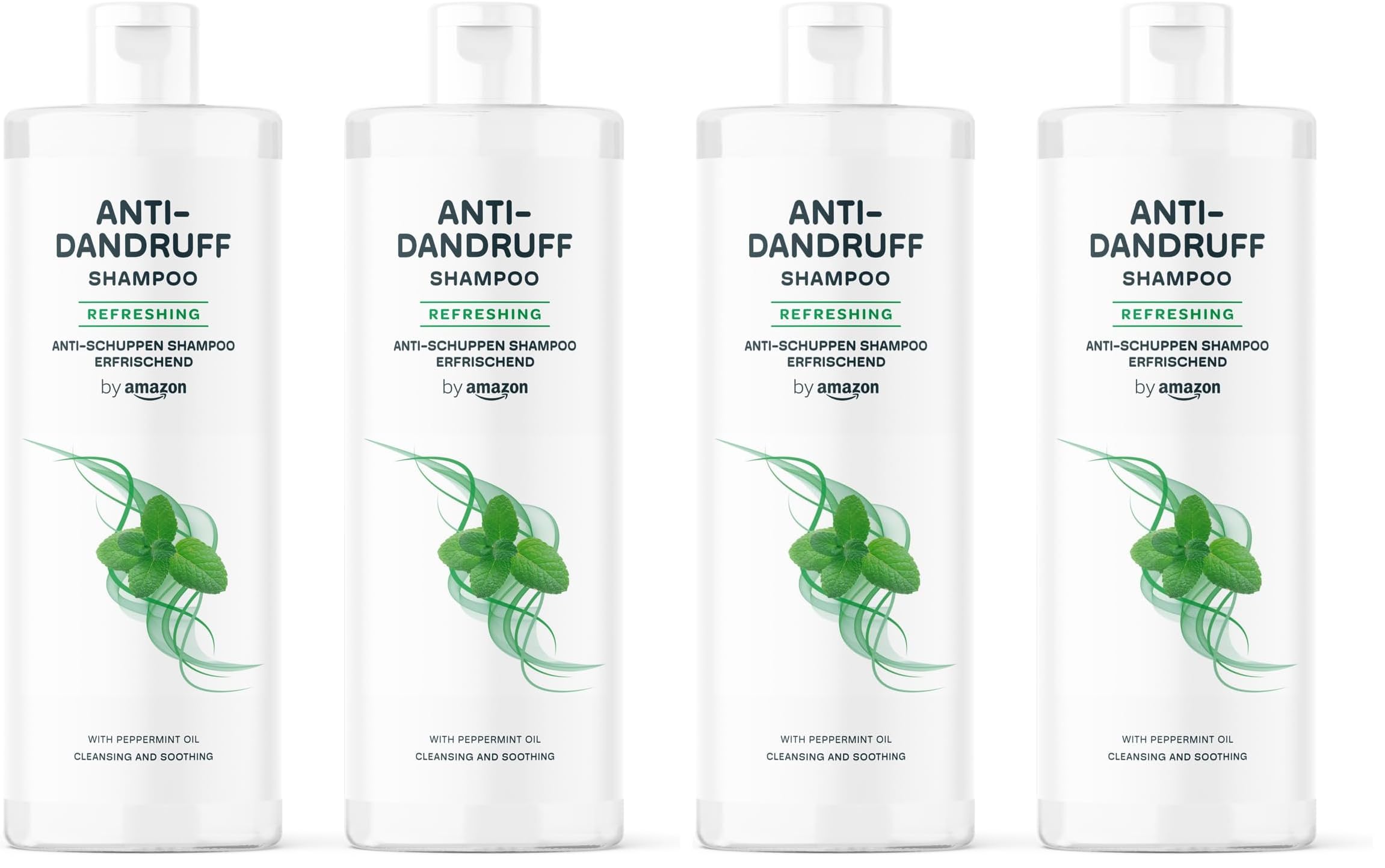 by Amazon Shampoo Antiforfora Menta 2x400 ml vegano