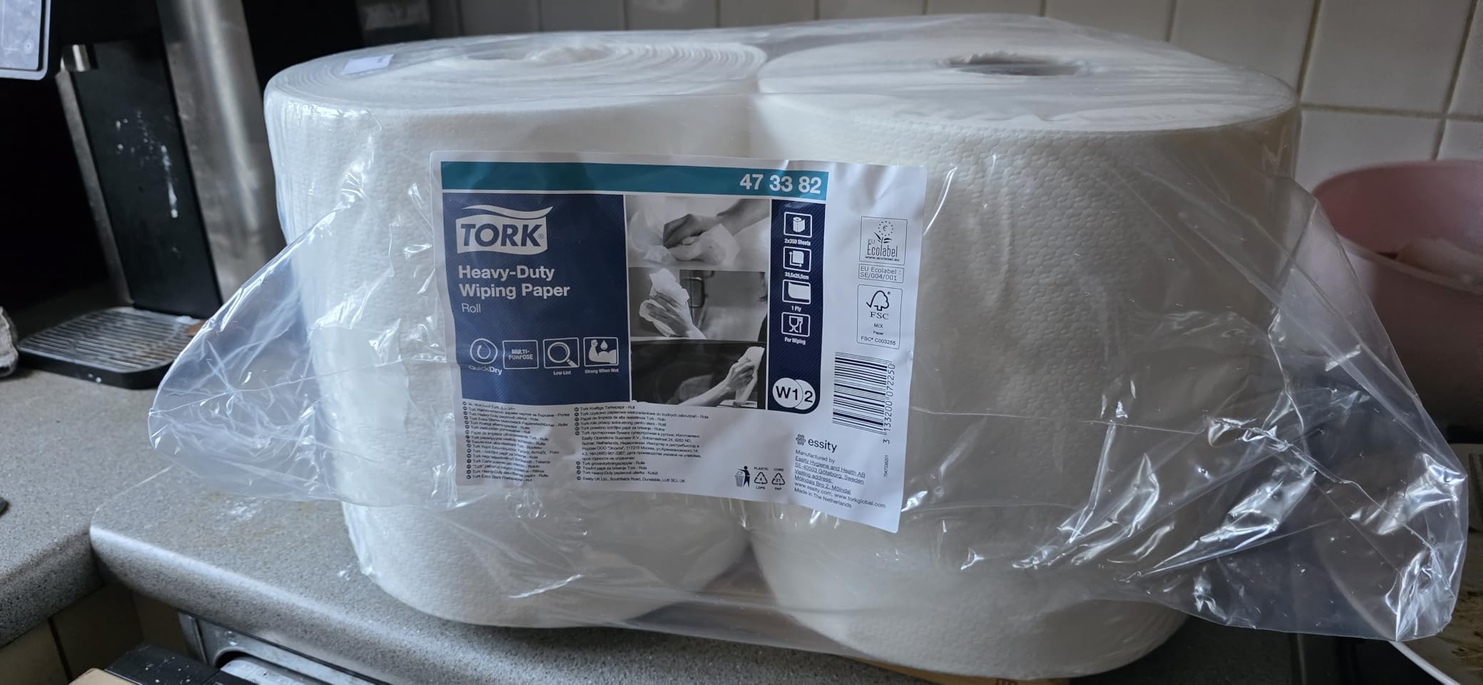 Tork QuickDry Premium 473382 carta asciugatura 1 velo 2x117 m