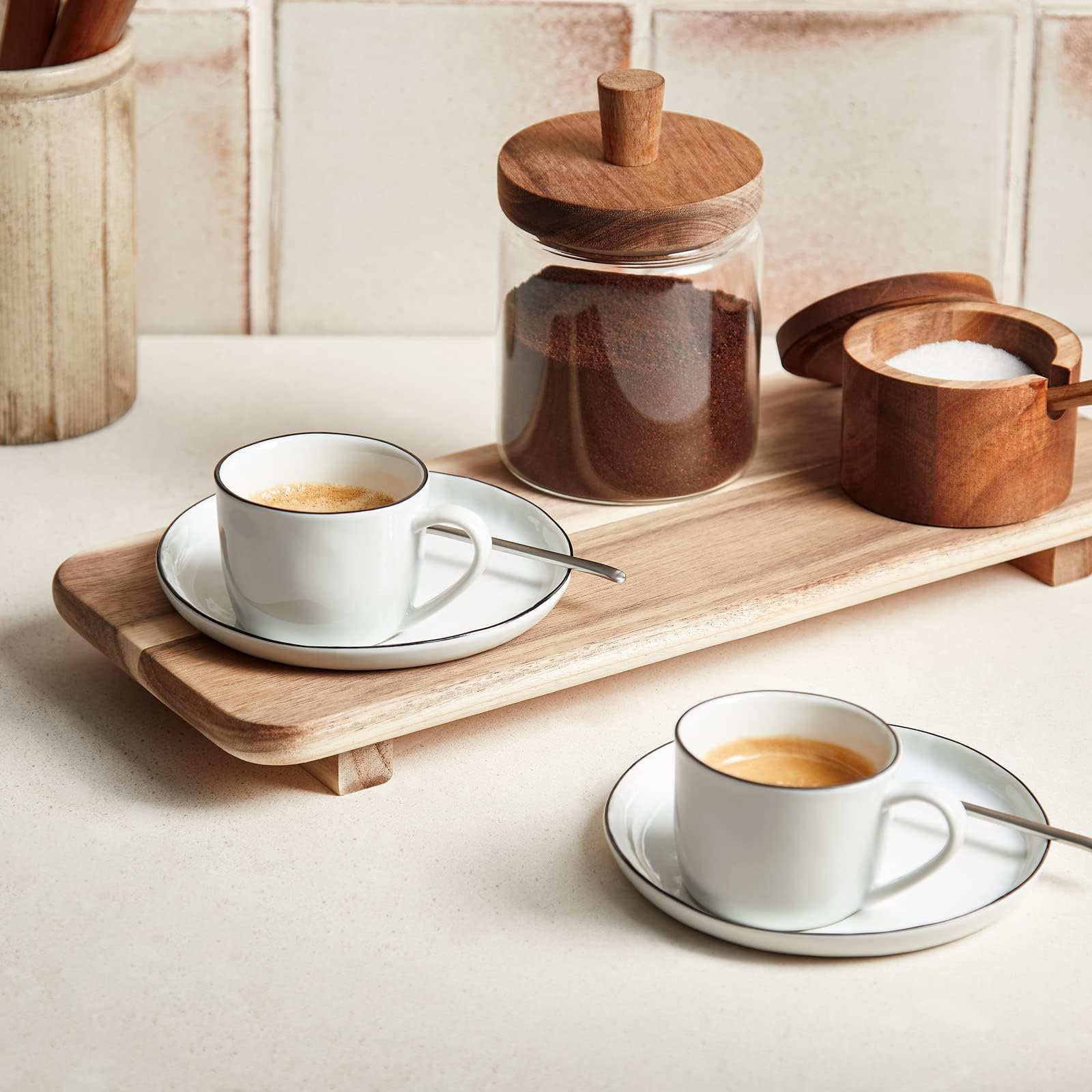 by Amazon Espresso Crema caffè macinato 4x250g tostatura chiara