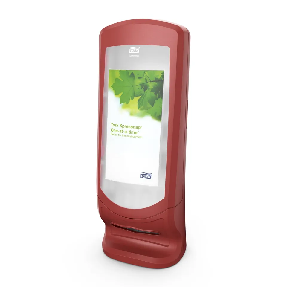 Tork Xpressnap N4 272212 dispenser tovaglioli rosso verticale