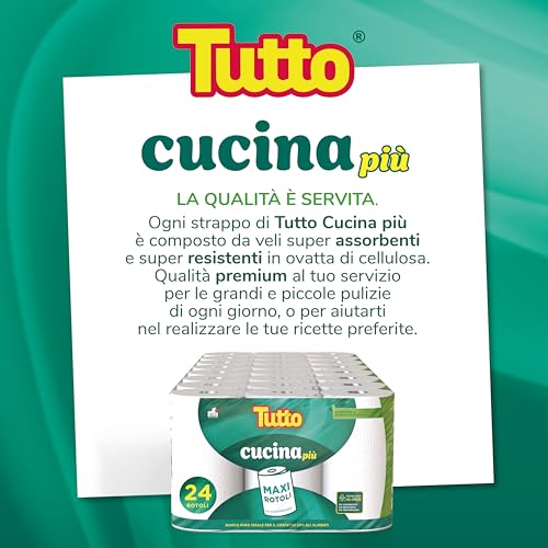 Tutto Cucina Più asciugatutto 24 rotoli 2 veli