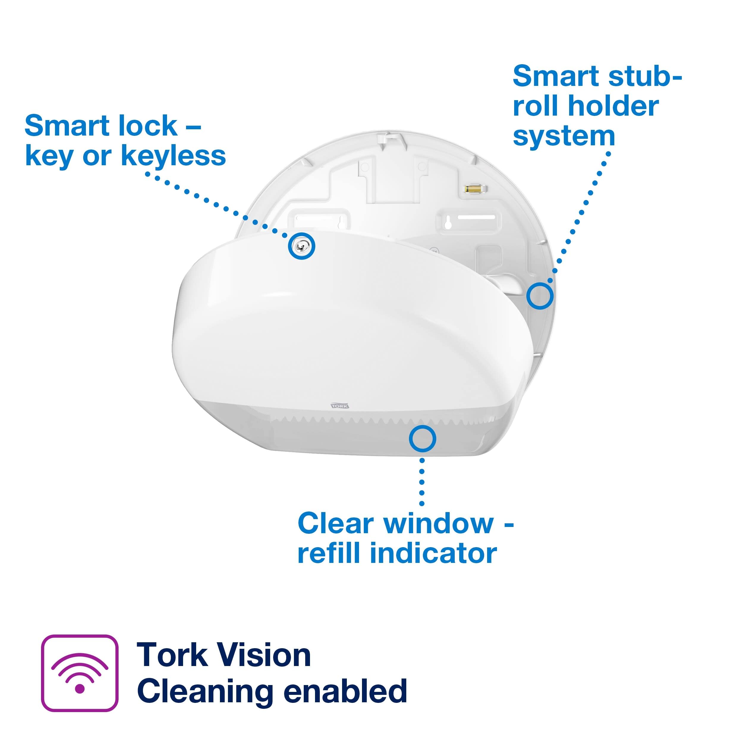 Tork Mini Jumbo 955000 dispenser carta igienica starter pack 170 metri