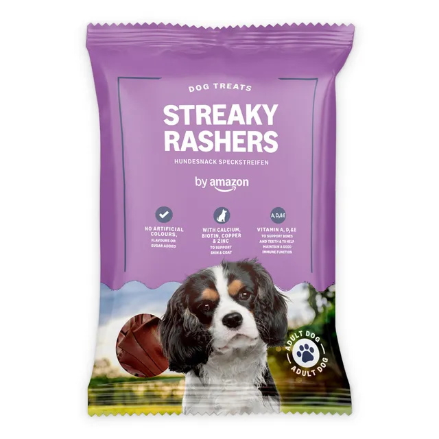 by Amazon Streaky Rashers snack cani 85 g pancetta
